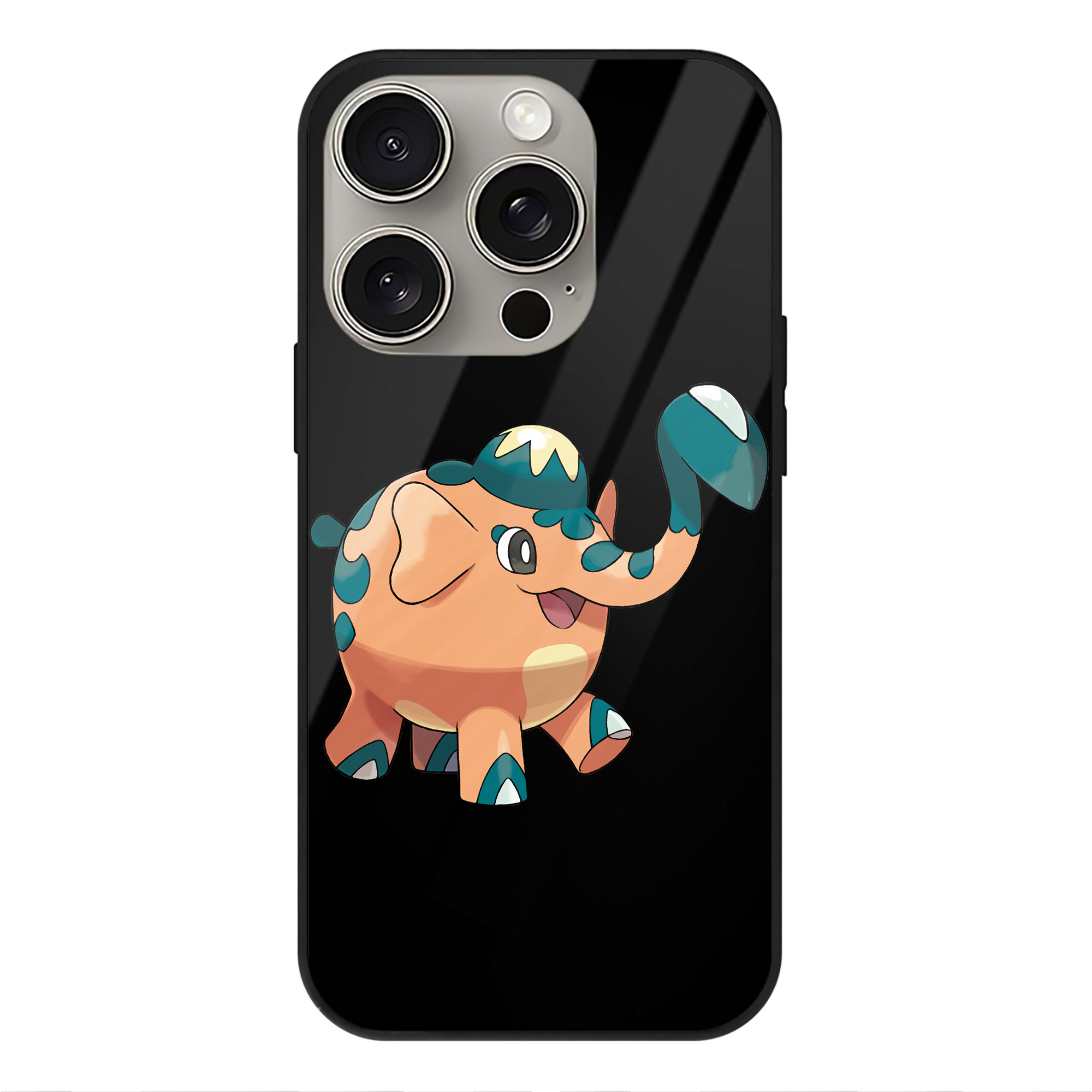 （画像用） ポケットモンスター Pokémon 【iPhone15Pro対応】スマホケース 耐衝撃＆黄変防止 背面ガラス