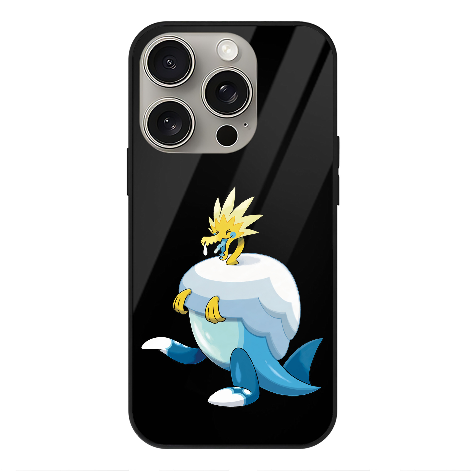 （画像用） ポケットモンスター Pokémon 【iPhone15Pro対応】スマホケース 耐衝撃＆黄変防止 背面ガラス