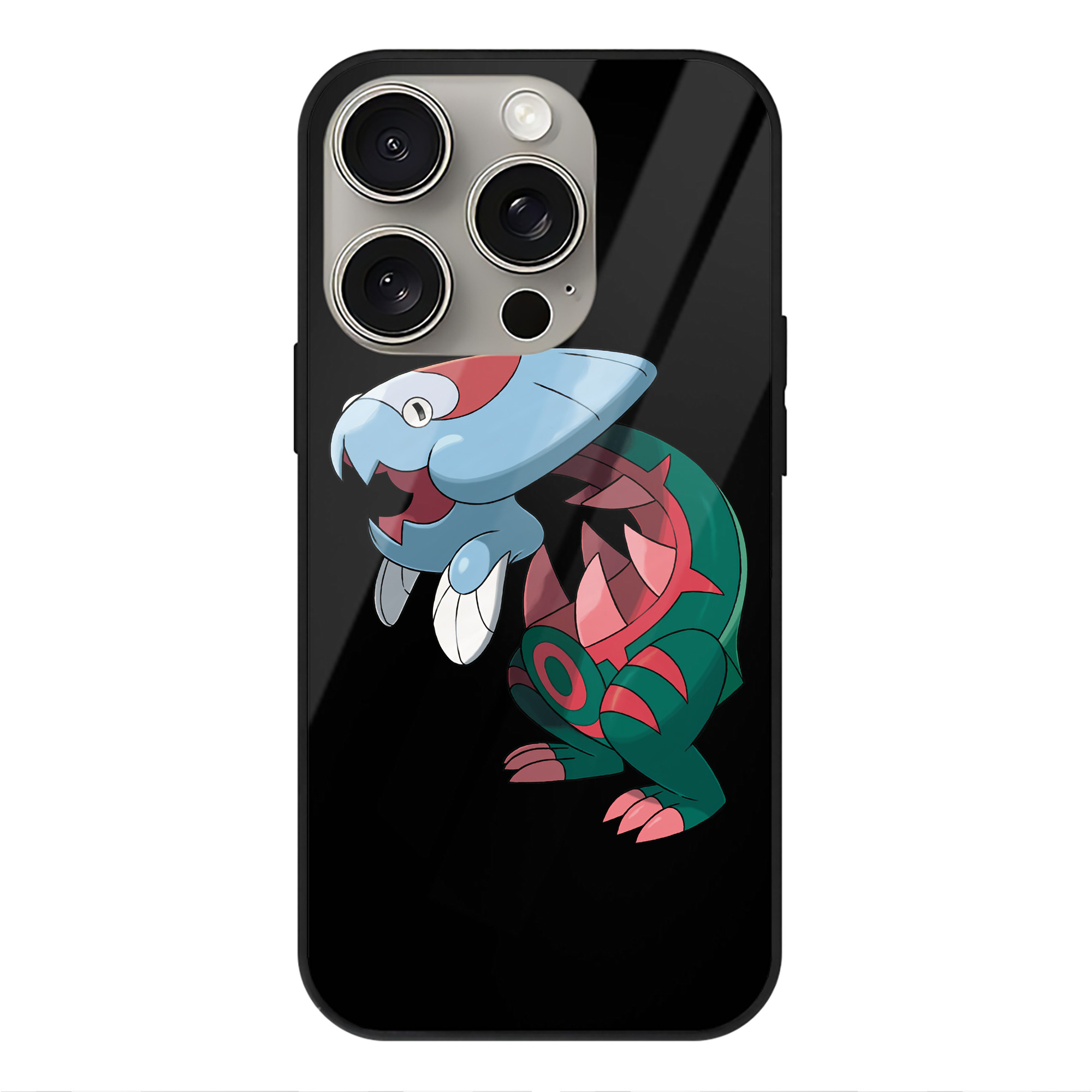 （画像用） ポケットモンスター Pokémon 【iPhone15Pro対応】スマホケース 耐衝撃＆黄変防止 背面ガラス