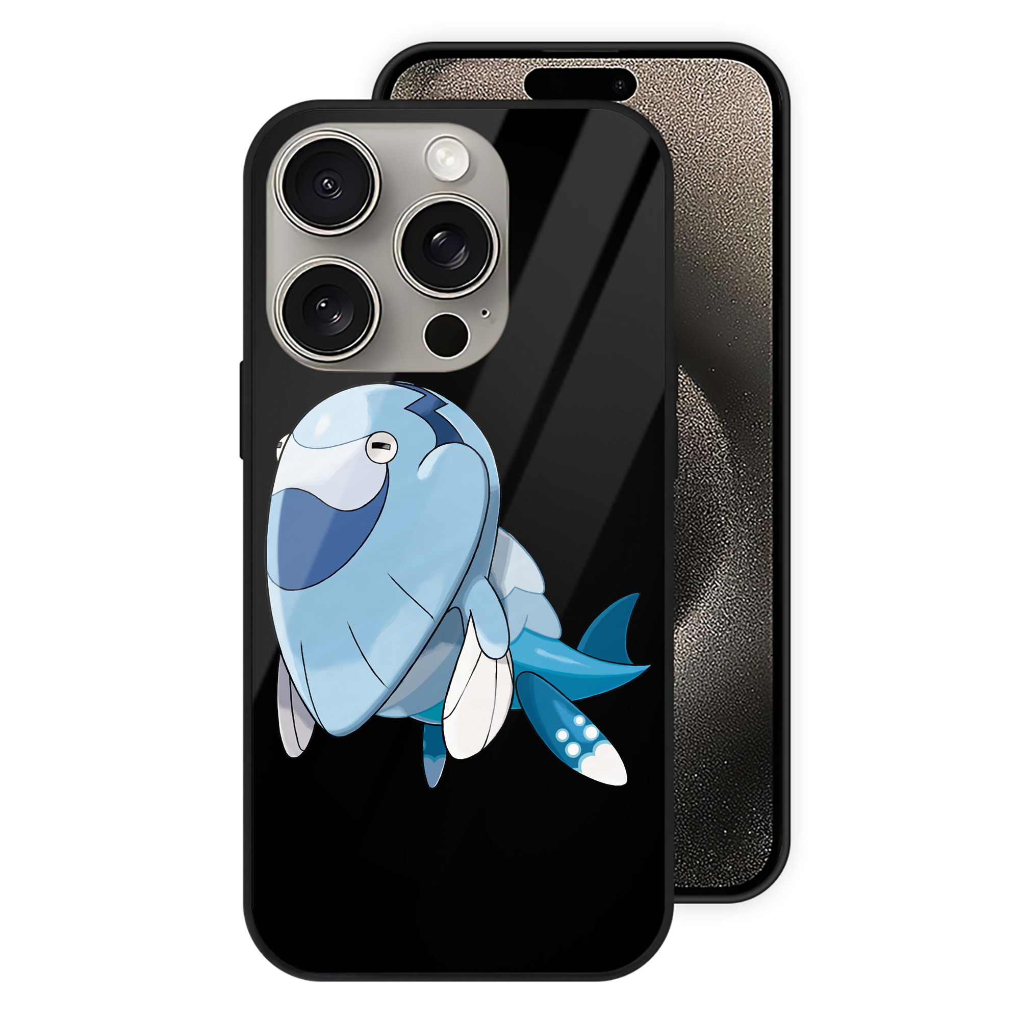 （画像用） ポケットモンスター Pokémon 【iPhone15Pro対応】スマホケース 耐衝撃＆黄変防止 背面ガラス