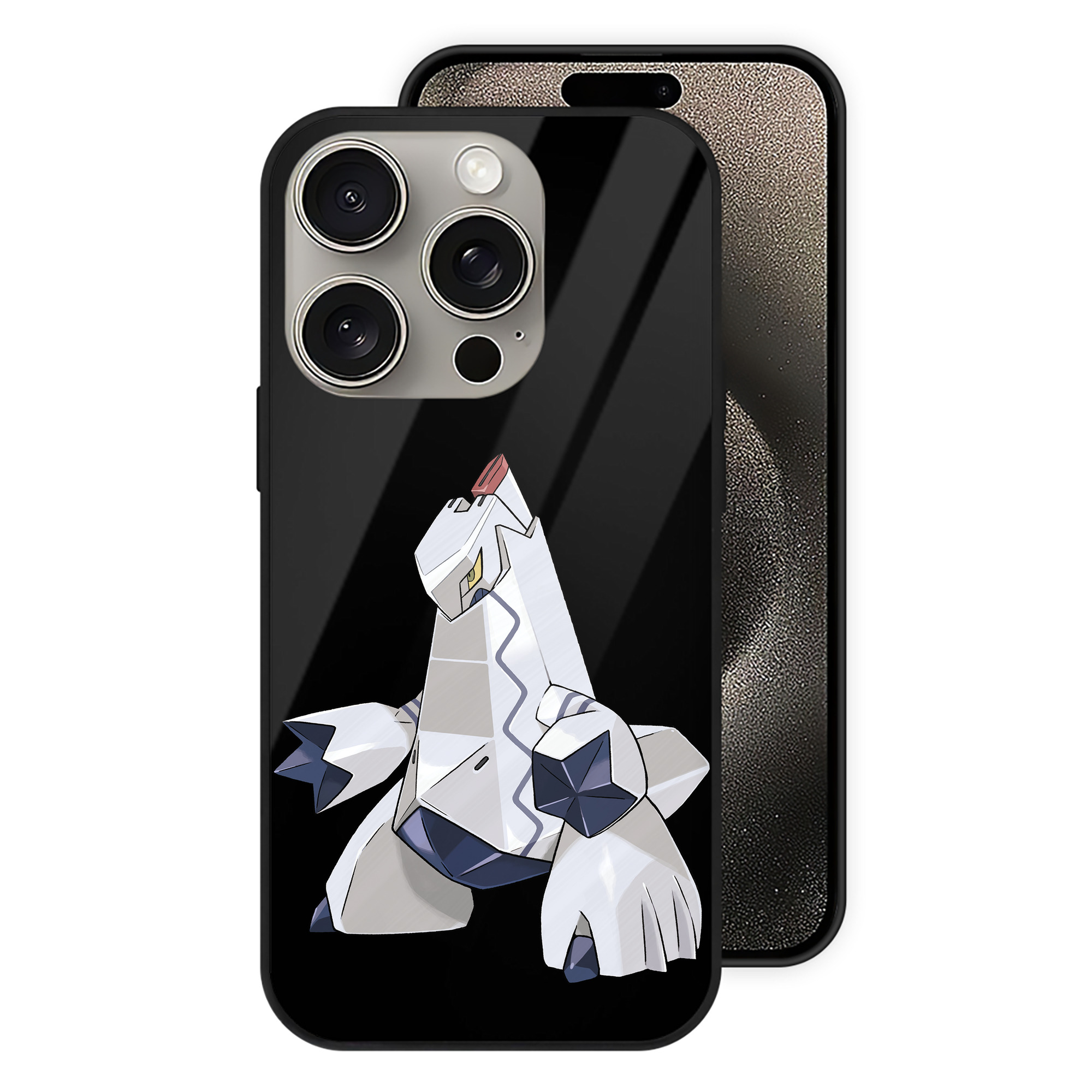 （画像用） ポケットモンスター Pokémon 【iPhone15Pro対応】スマホケース 耐衝撃＆黄変防止 背面ガラス
