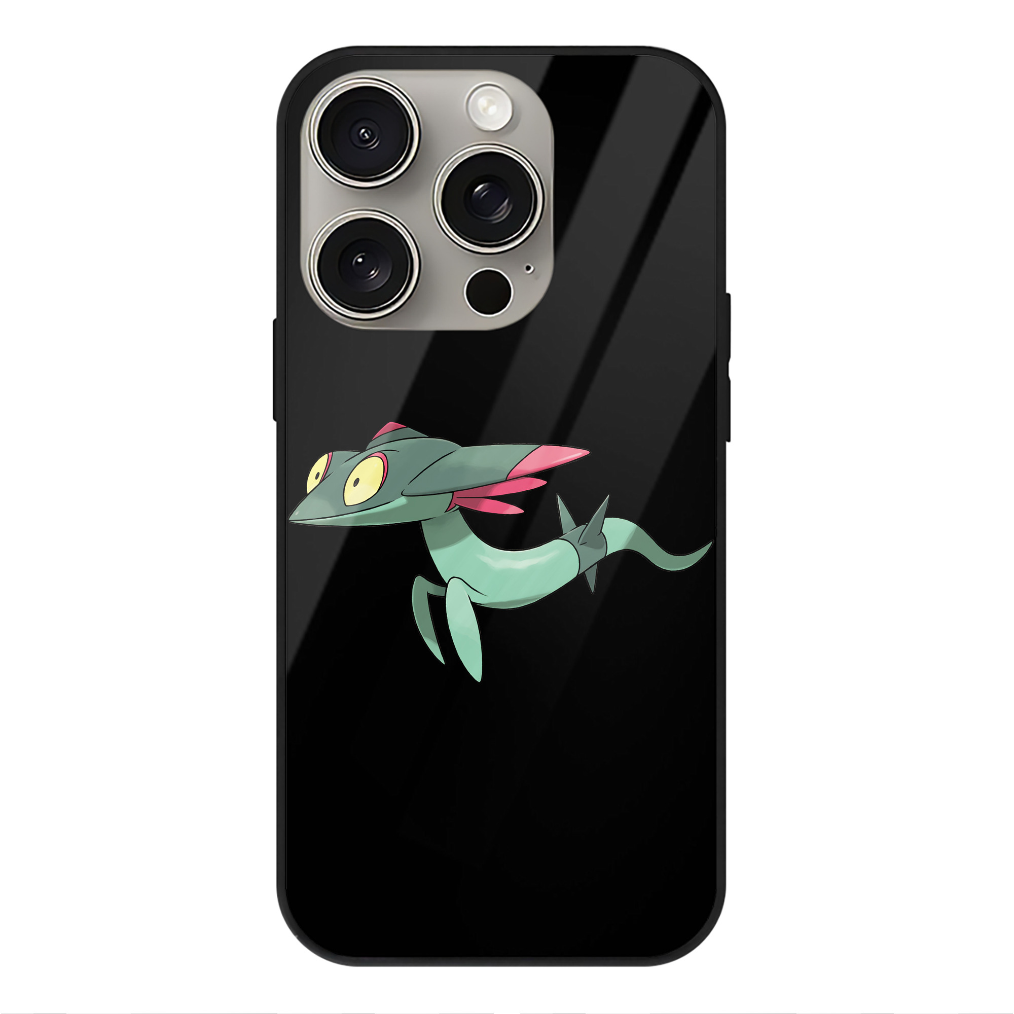 （画像用） ポケットモンスター Pokémon 【iPhone15Pro対応】スマホケース 耐衝撃＆黄変防止 背面ガラス