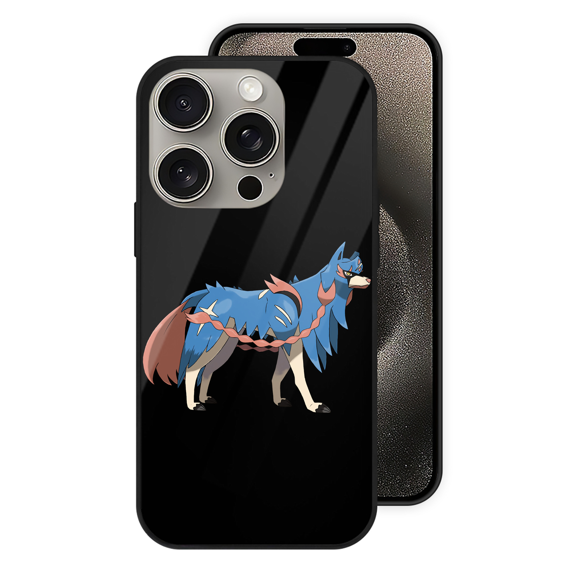 （画像用） ポケットモンスター Pokémon 【iPhone15Pro対応】スマホケース 耐衝撃＆黄変防止 背面ガラス