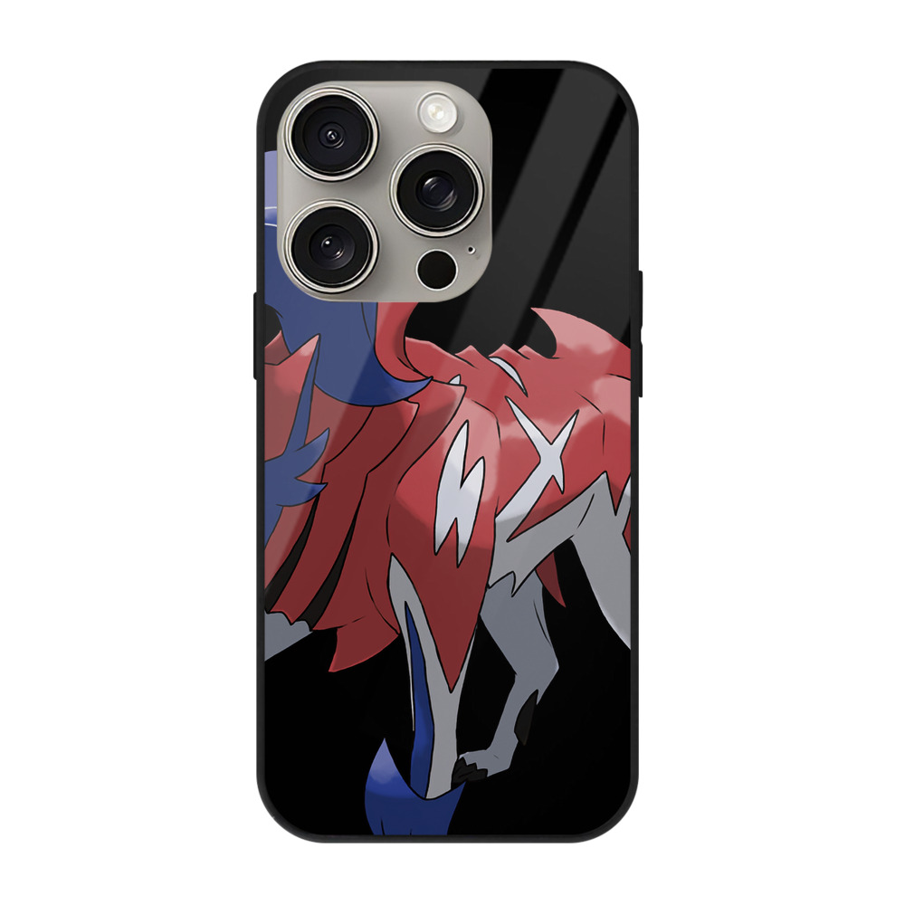 （画像用） ポケットモンスター Pokémon 【iPhone15Pro対応】スマホケース 耐衝撃＆黄変防止 背面ガラス