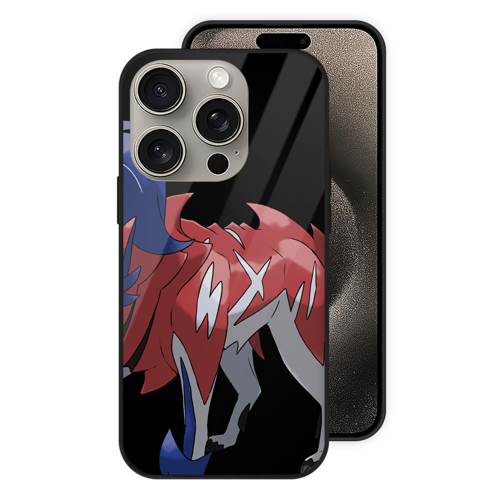 （画像用） ポケットモンスター Pokémon 【iPhone15Pro対応】スマホケース 耐衝撃＆黄変防止 背面ガラス
