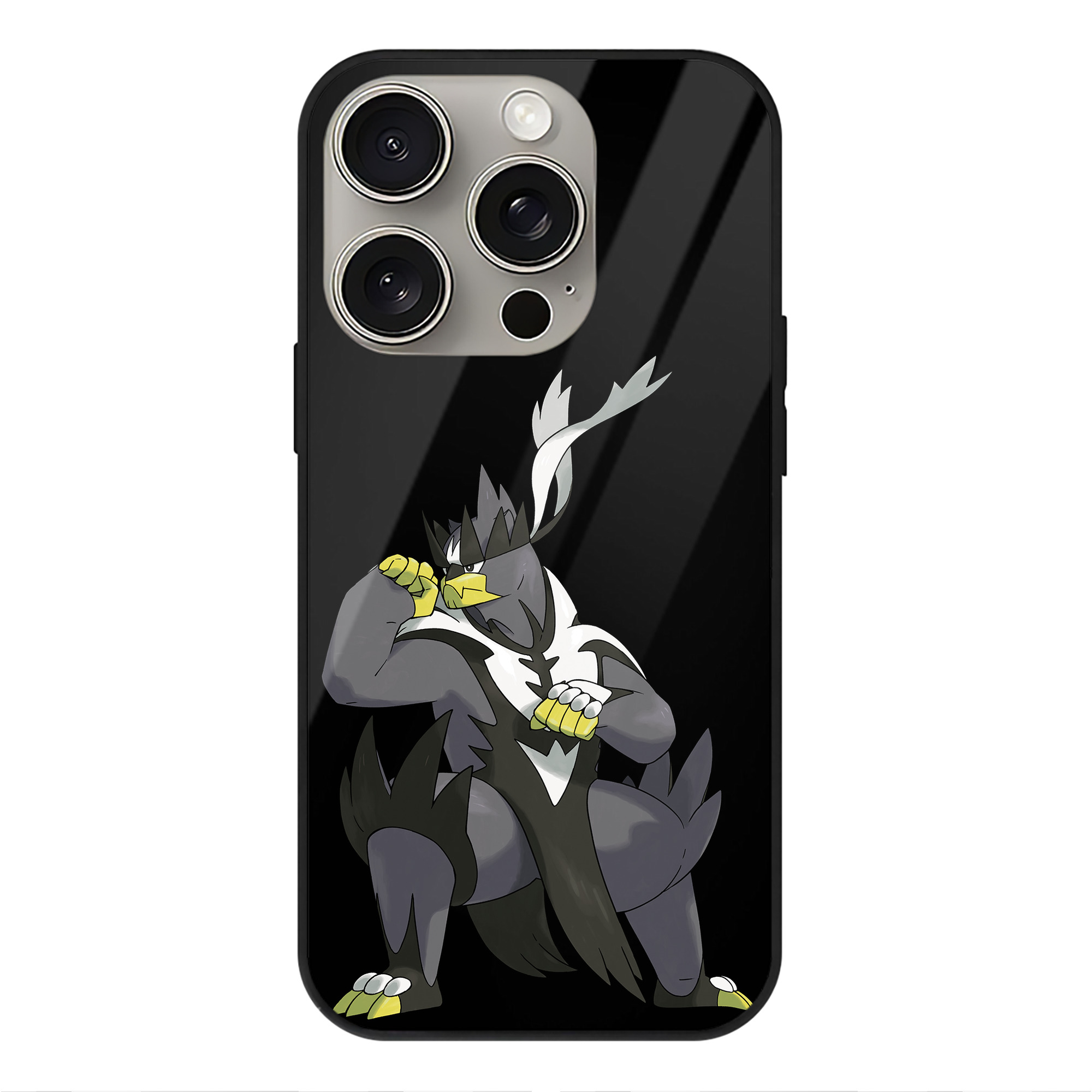 （画像用） ポケットモンスター Pokémon 【iPhone15Pro対応】スマホケース 耐衝撃＆黄変防止 背面ガラス