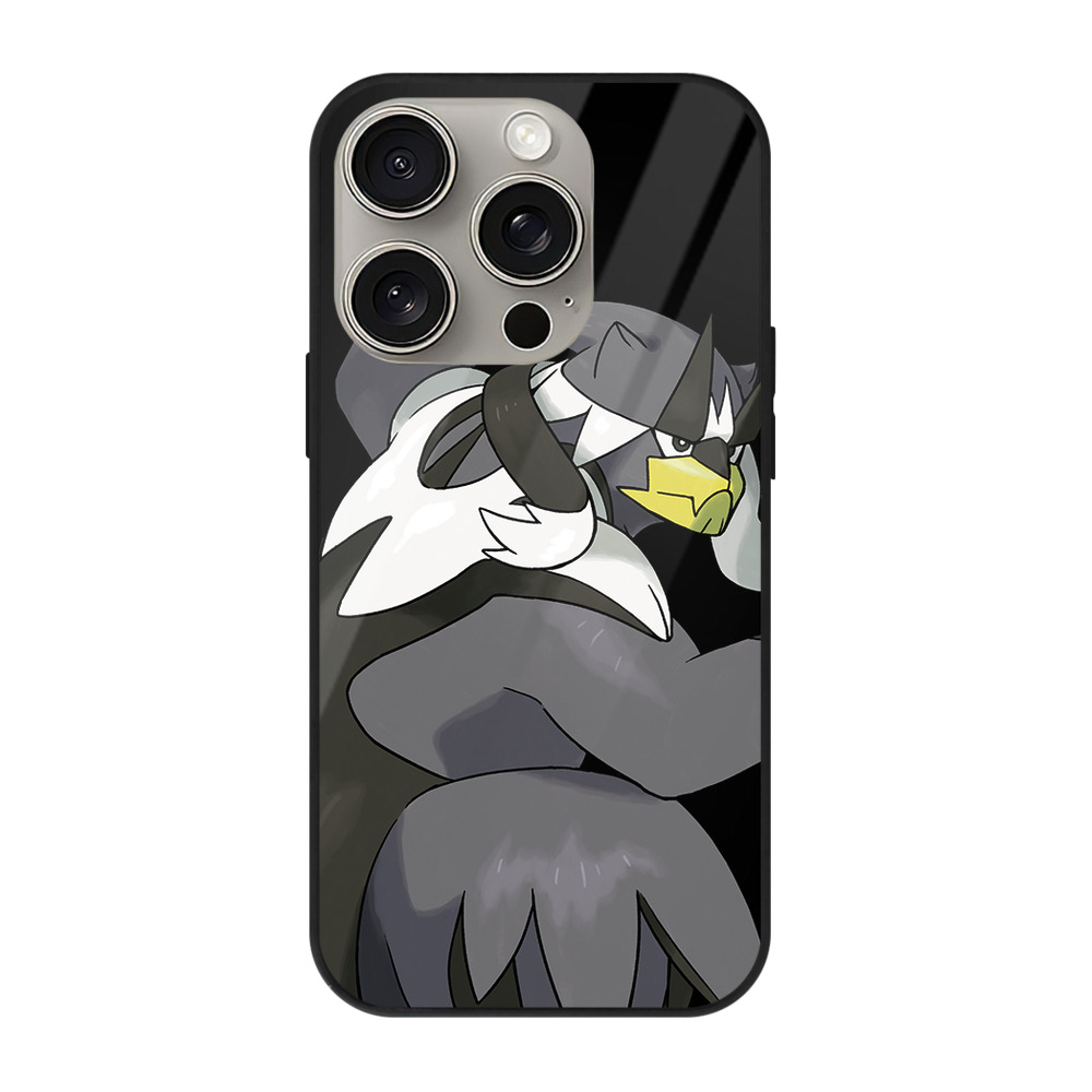 （画像用） ポケットモンスター Pokémon 【iPhone15Pro対応】スマホケース 耐衝撃＆黄変防止 背面ガラス
