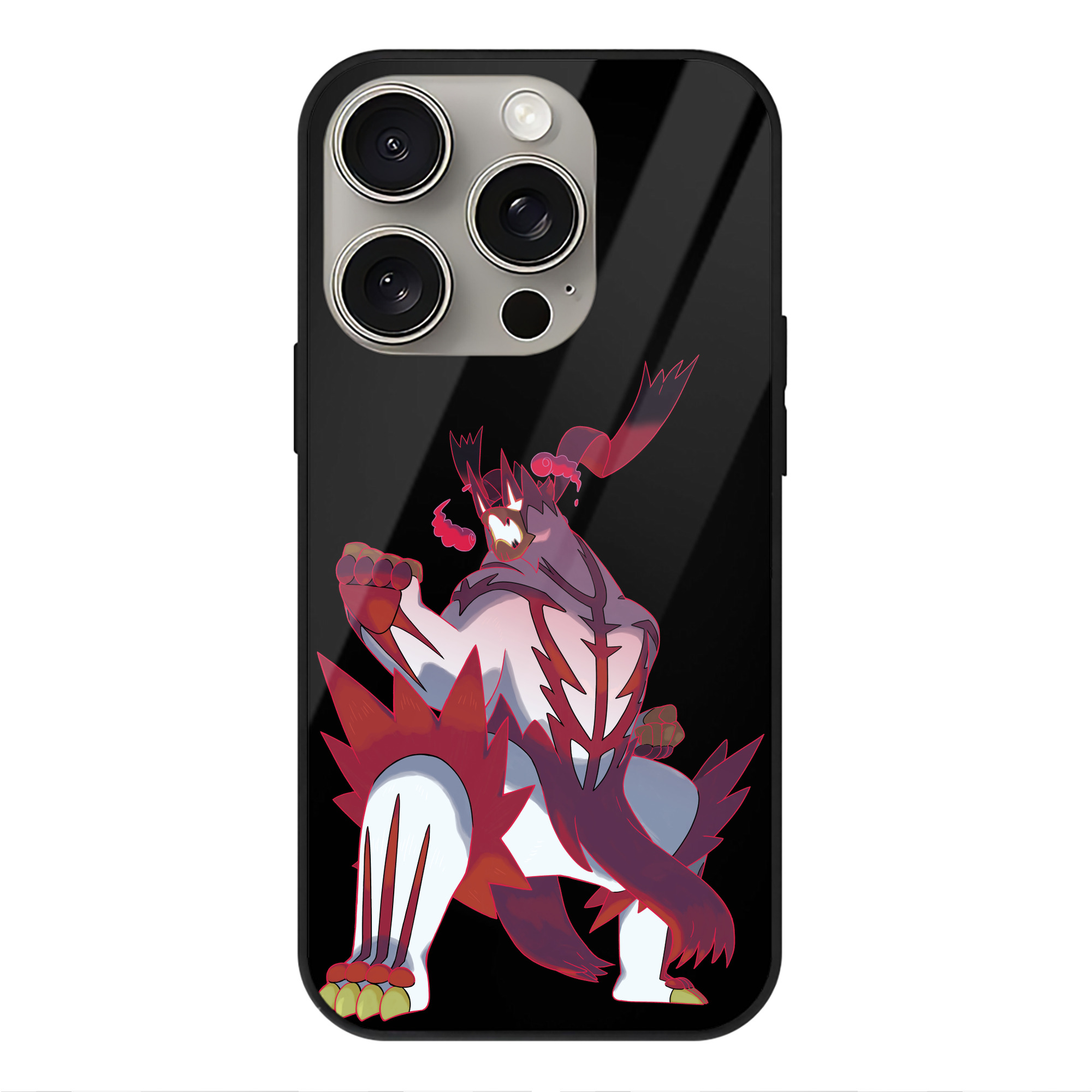（画像用） ポケットモンスター Pokémon 【iPhone15Pro対応】スマホケース 耐衝撃＆黄変防止 背面ガラス