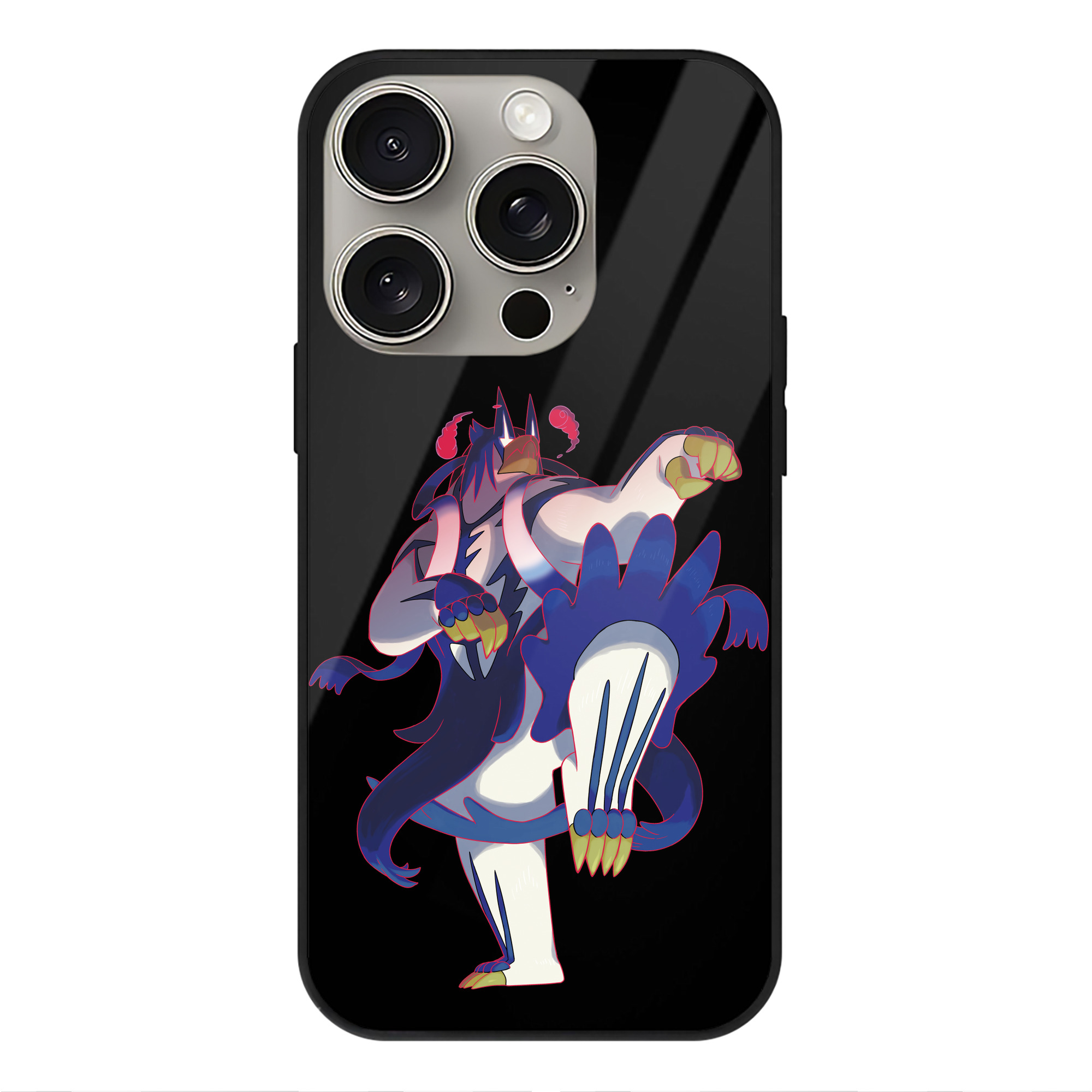 （画像用） ポケットモンスター Pokémon 【iPhone15Pro対応】スマホケース 耐衝撃＆黄変防止 背面ガラス