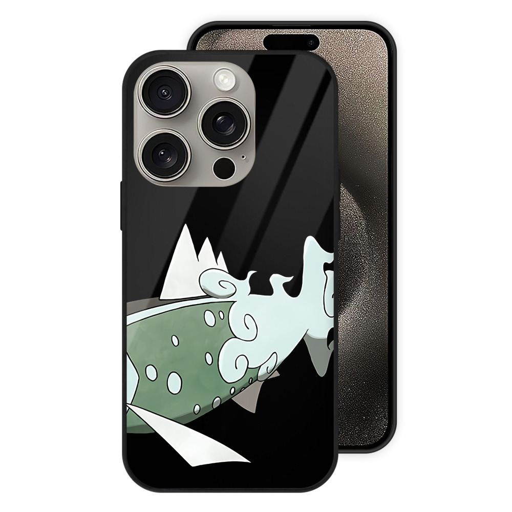（画像用） ポケットモンスター Pokémon 【iPhone15Pro対応】スマホケース 耐衝撃＆黄変防止 背面ガラス