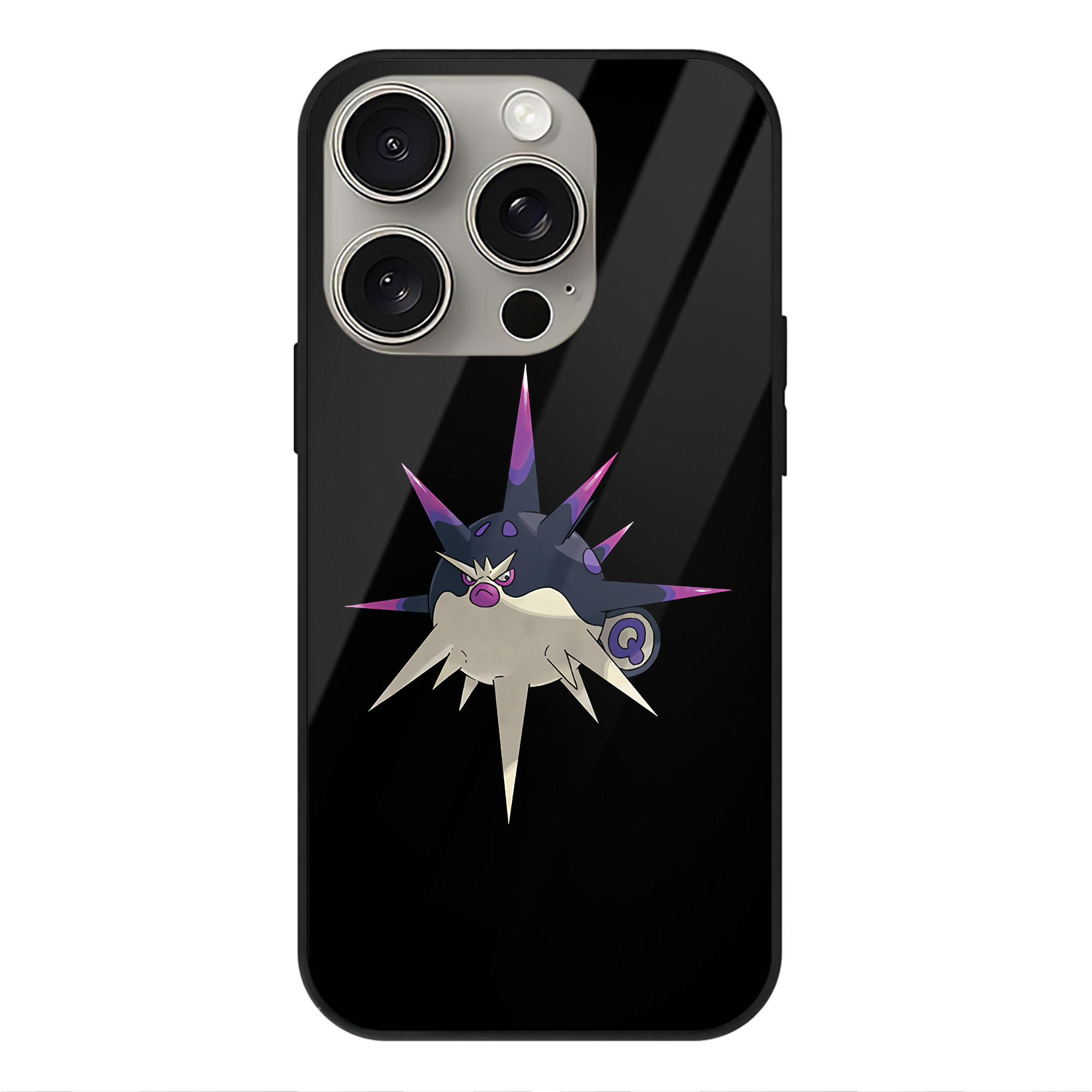 （画像用） ポケットモンスター Pokémon 【iPhone15Pro対応】スマホケース 耐衝撃＆黄変防止 背面ガラス