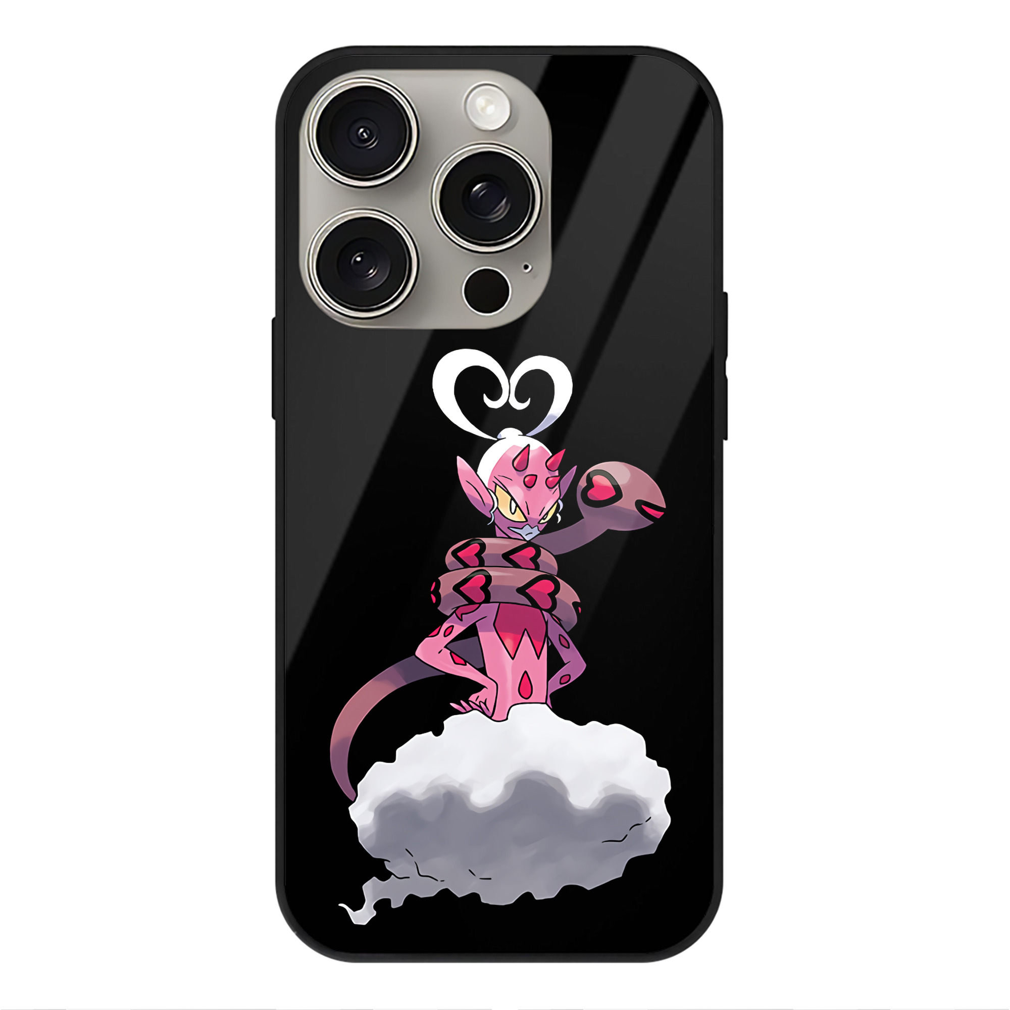 （画像用） ポケットモンスター Pokémon 【iPhone15Pro対応】スマホケース 耐衝撃＆黄変防止 背面ガラス