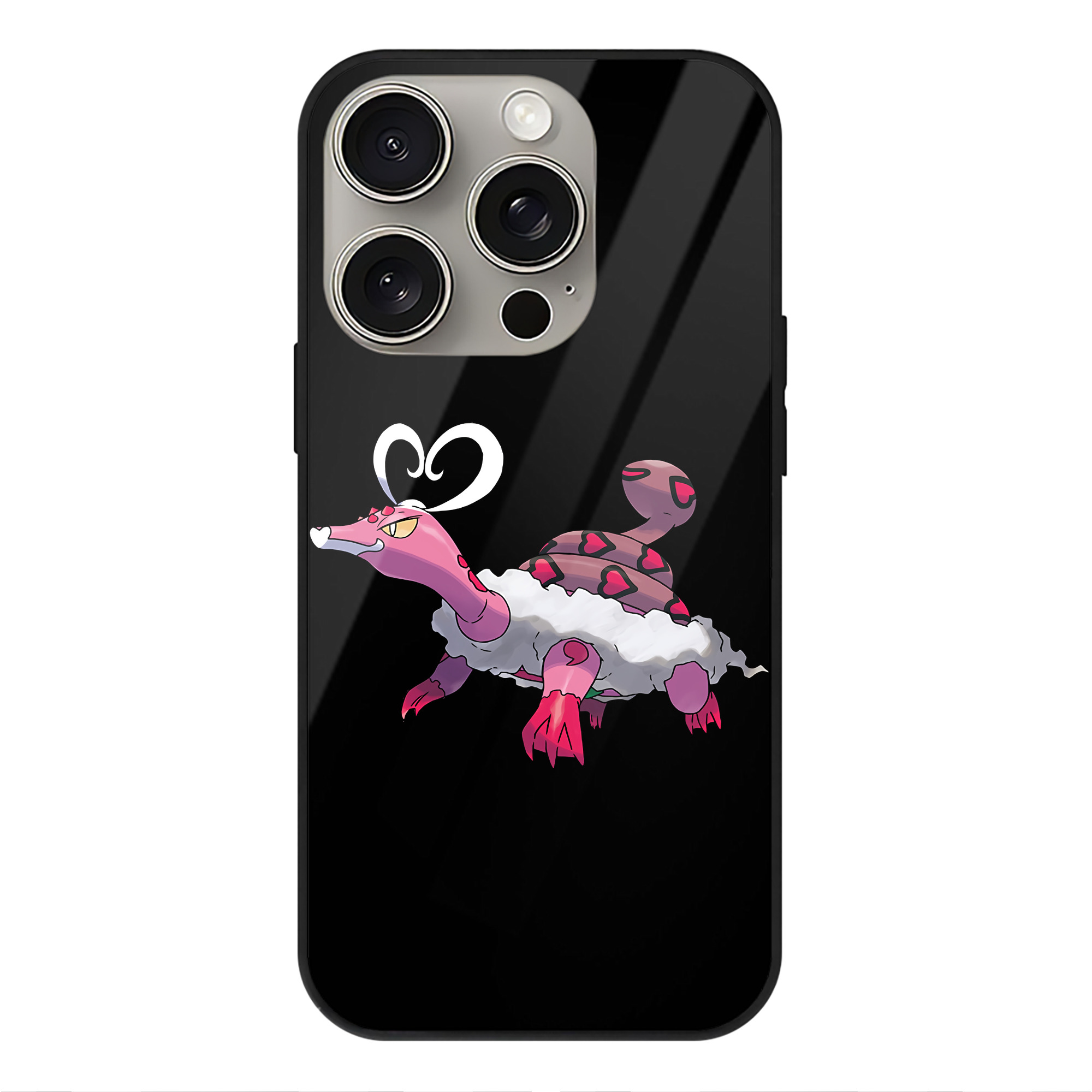 （画像用） ポケットモンスター Pokémon 【iPhone15Pro対応】スマホケース 耐衝撃＆黄変防止 背面ガラス