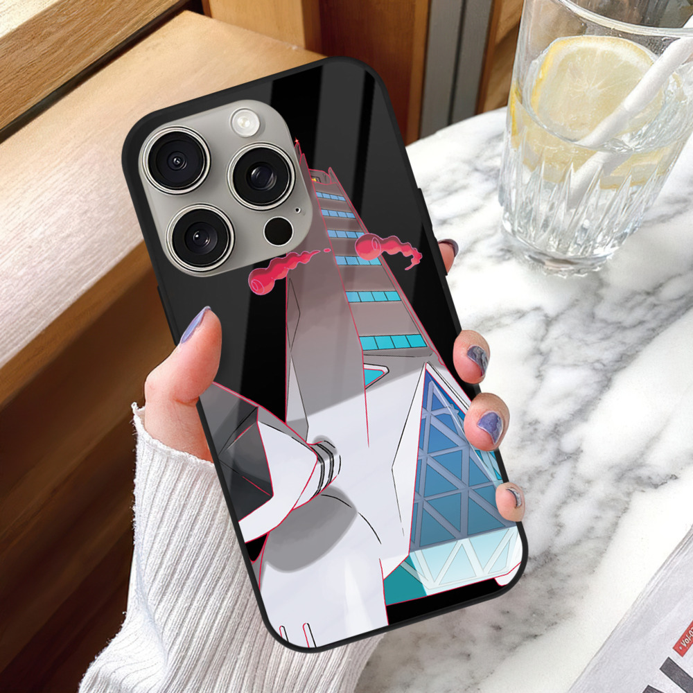 ポケットモンスター Pokémon 【iPhone15Pro対応】スマホケース 耐衝撃＆黄変防止 背面ガラス