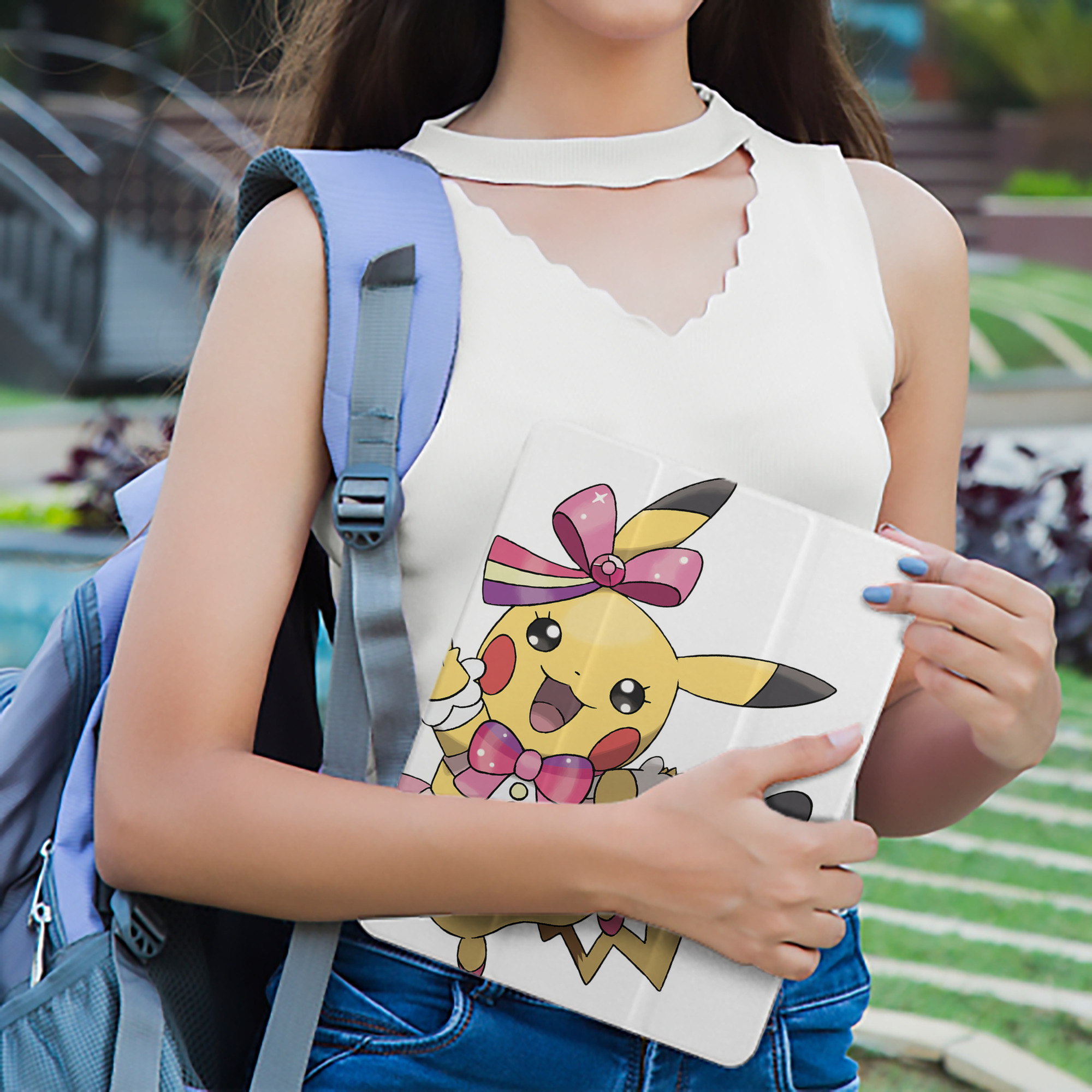 ポケットモンスター Pokémon IPad ケース ペン収納付き 三つ折りスタンド PUレザー×シリコン 対応機種9.5/10.5/10.9インチ