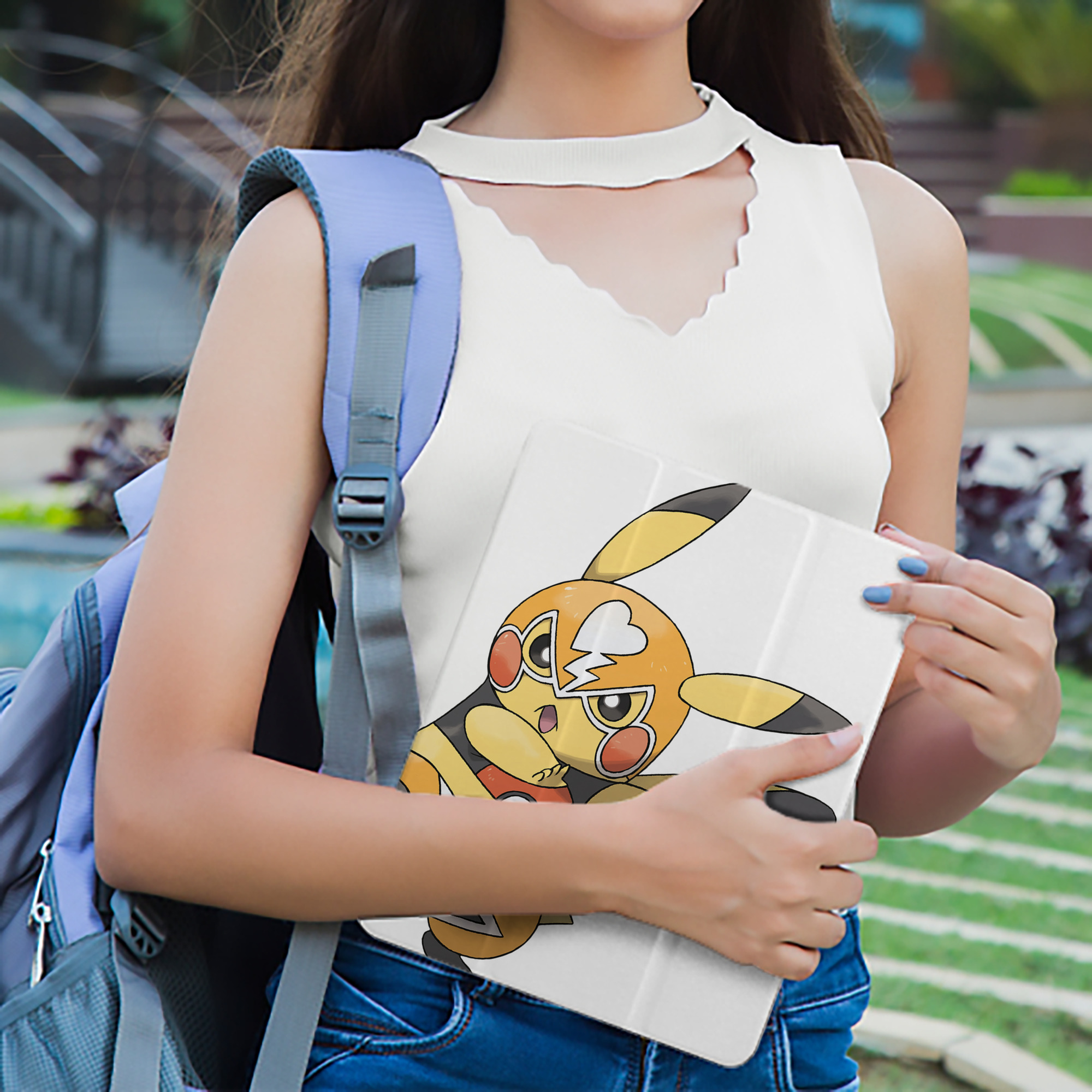 ポケットモンスター Pokémon IPad ケース ペン収納付き 三つ折りスタンド PUレザー×シリコン 対応機種9.5/10.5/10.9インチ