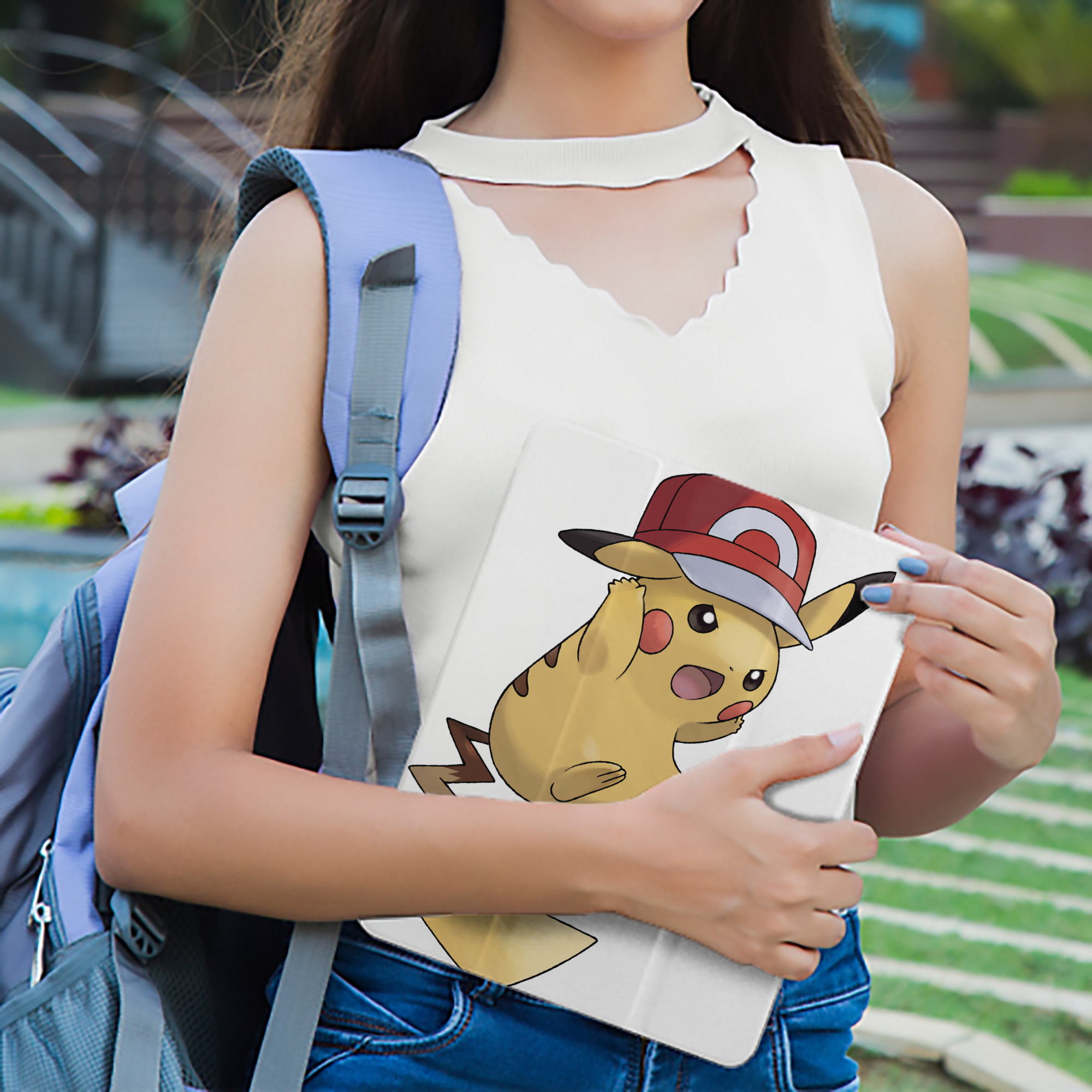 ポケットモンスター Pokémon IPad ケース ペン収納付き 三つ折りスタンド PUレザー×シリコン 対応機種9.5/10.5/10.9インチ