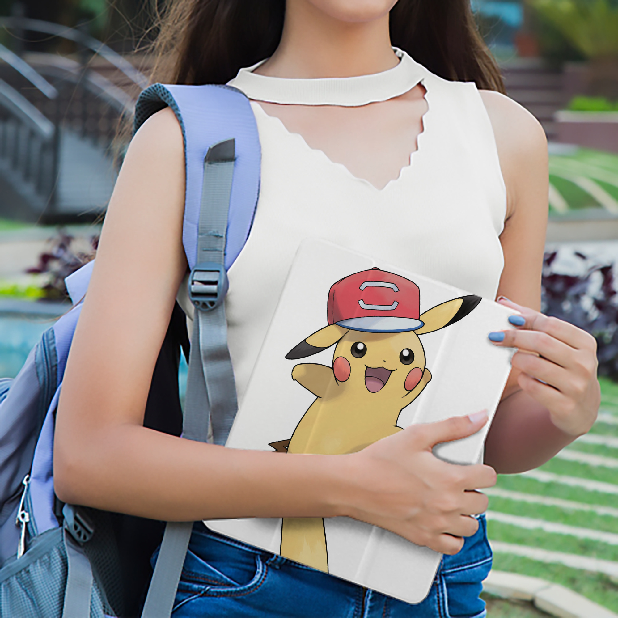 ポケットモンスター Pokémon IPad ケース ペン収納付き 三つ折りスタンド PUレザー×シリコン 対応機種9.5/10.5/10.9インチ