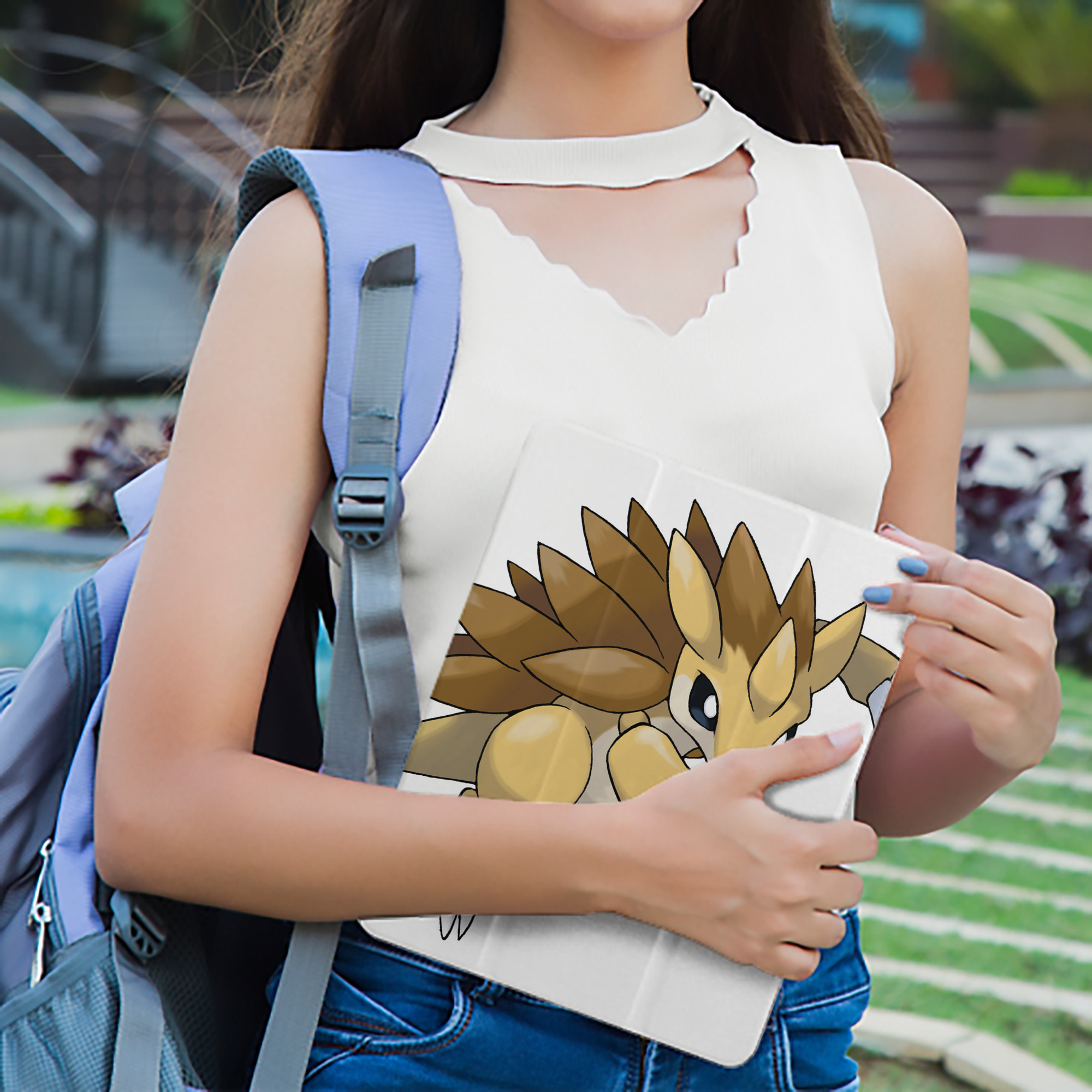 ポケットモンスター Pokémon IPad ケース ペン収納付き 三つ折りスタンド PUレザー×シリコン 対応機種9.5/10.5/10.9インチ