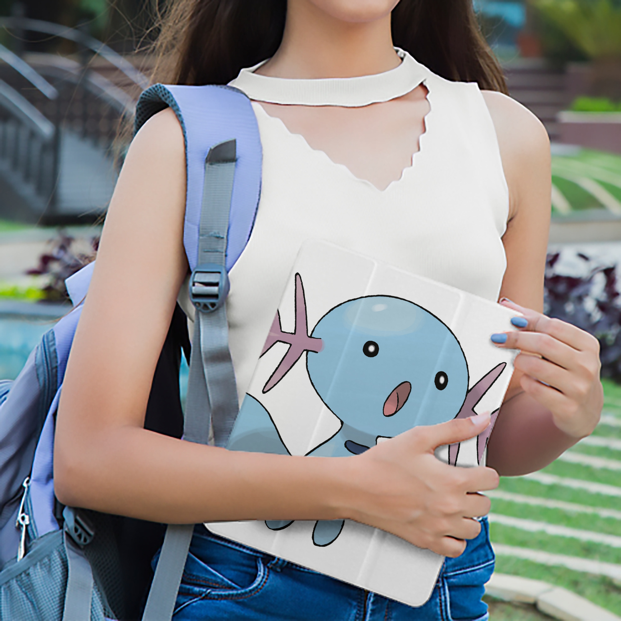 ポケットモンスター Pokémon IPad ケース ペン収納付き 三つ折りスタンド PUレザー×シリコン 対応機種9.5/10.5/10.9インチ