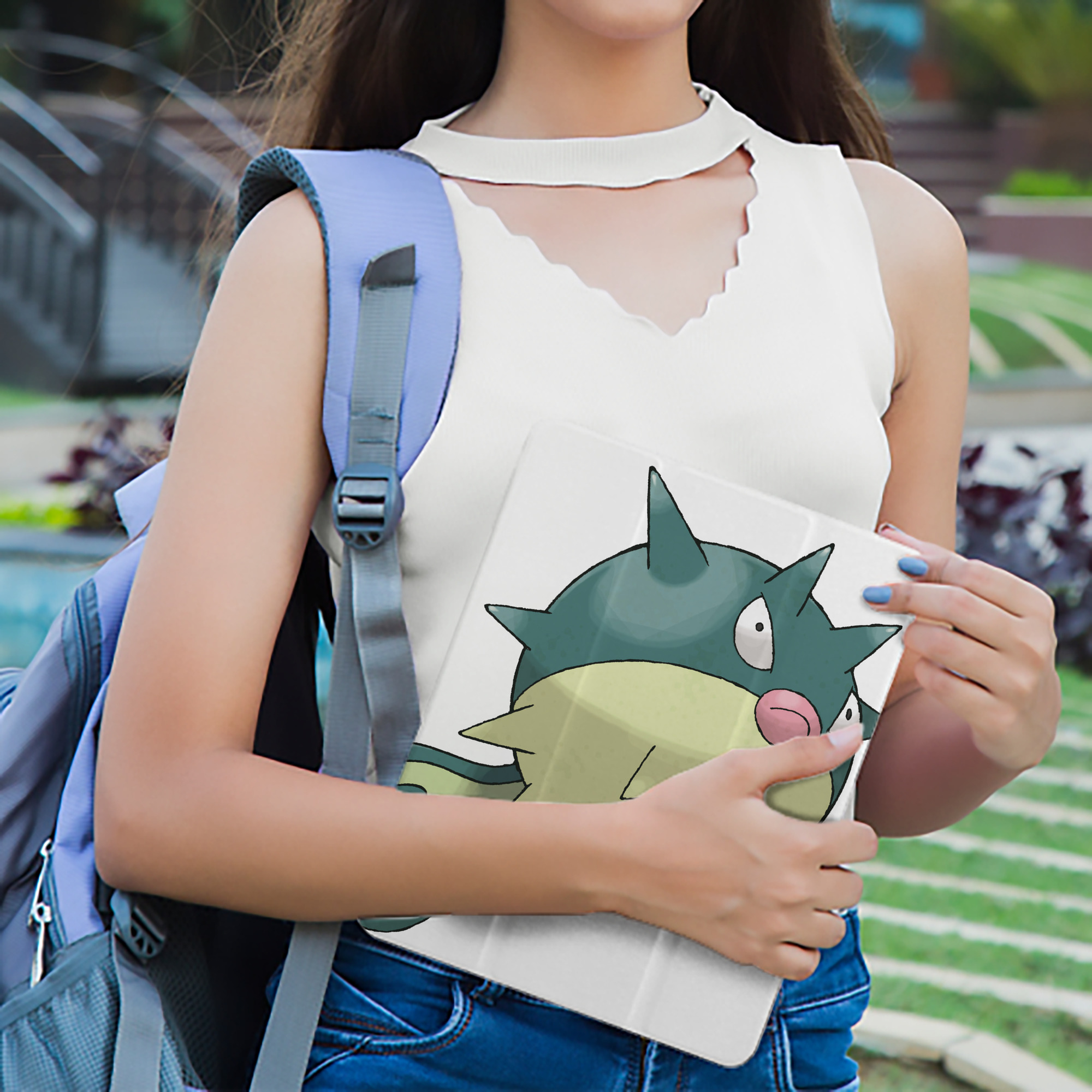 ポケットモンスター Pokémon IPad ケース ペン収納付き 三つ折りスタンド PUレザー×シリコン 対応機種9.5/10.5/10.9インチ