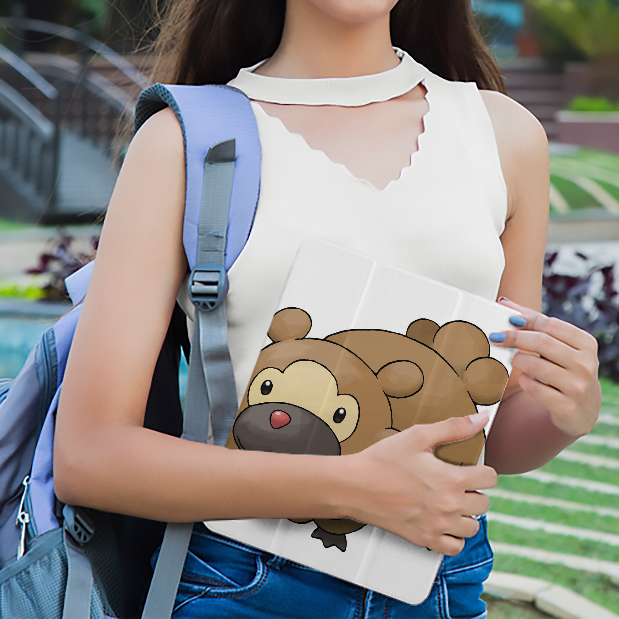 ポケットモンスター Pokémon IPad ケース ペン収納付き 三つ折りスタンド PUレザー×シリコン 対応機種9.5/10.5/10.9インチ