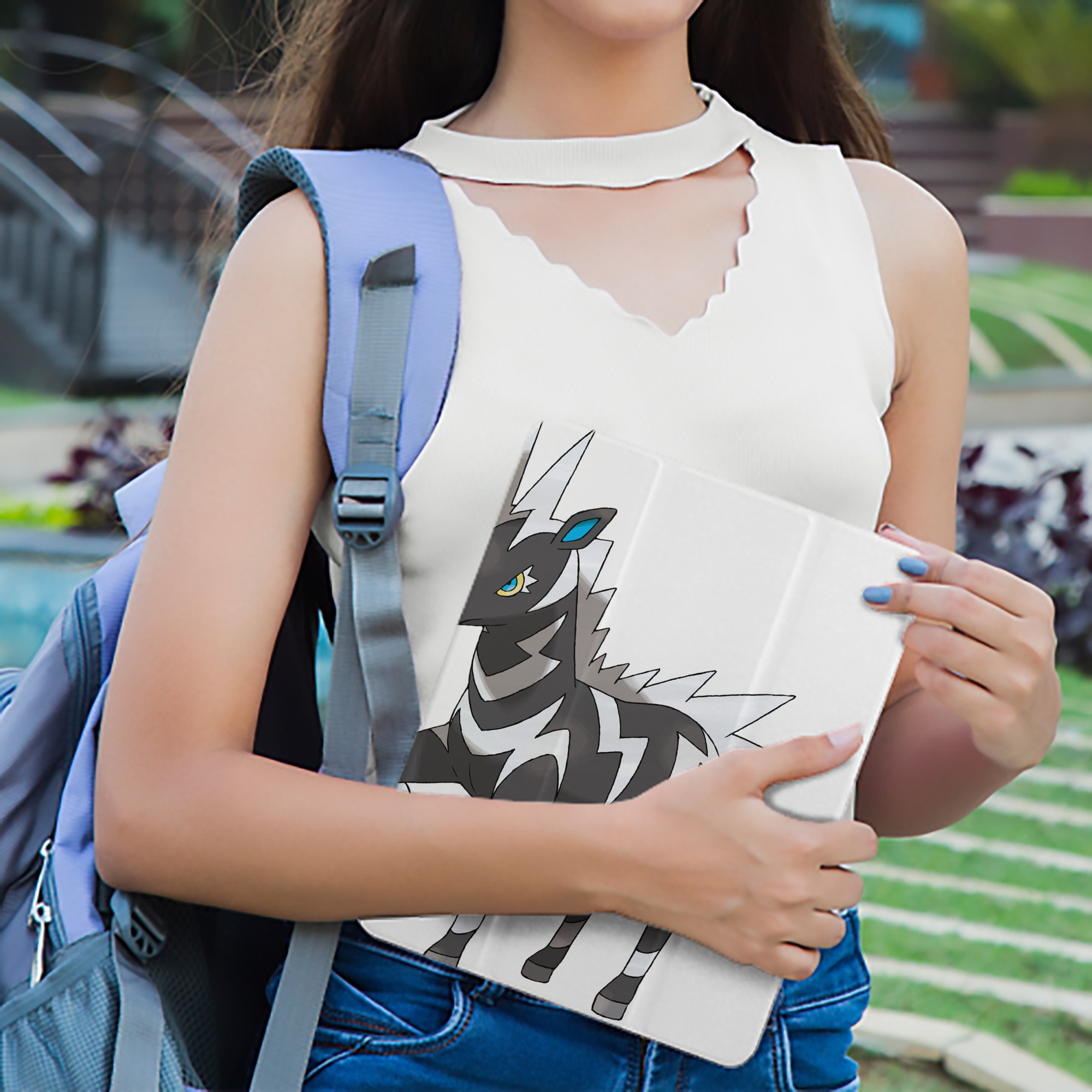 ポケットモンスター Pokémon IPad ケース ペン収納付き 三つ折りスタンド PUレザー×シリコン 対応機種9.5/10.5/10.9インチ