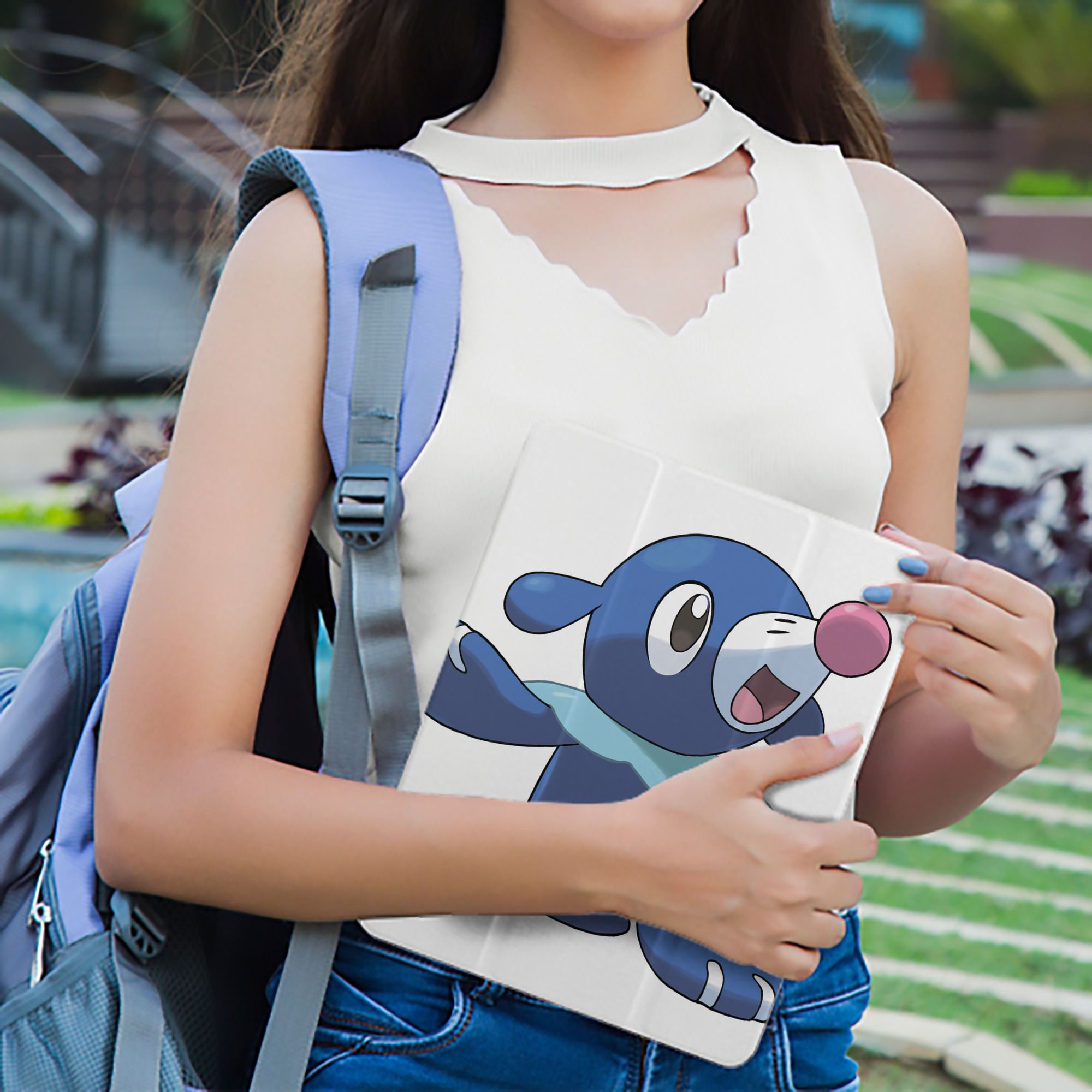 ポケットモンスター Pokémon IPad ケース ペン収納付き 三つ折りスタンド PUレザー×シリコン 対応機種9.5/10.5/10.9インチ
