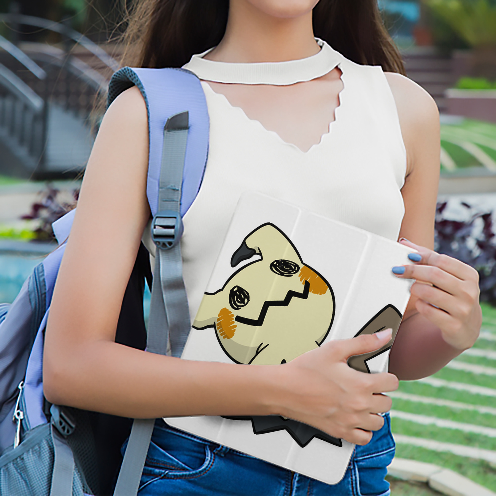ポケットモンスター Pokémon IPad ケース ペン収納付き 三つ折りスタンド PUレザー×シリコン 対応機種9.5/10.5/10.9インチ