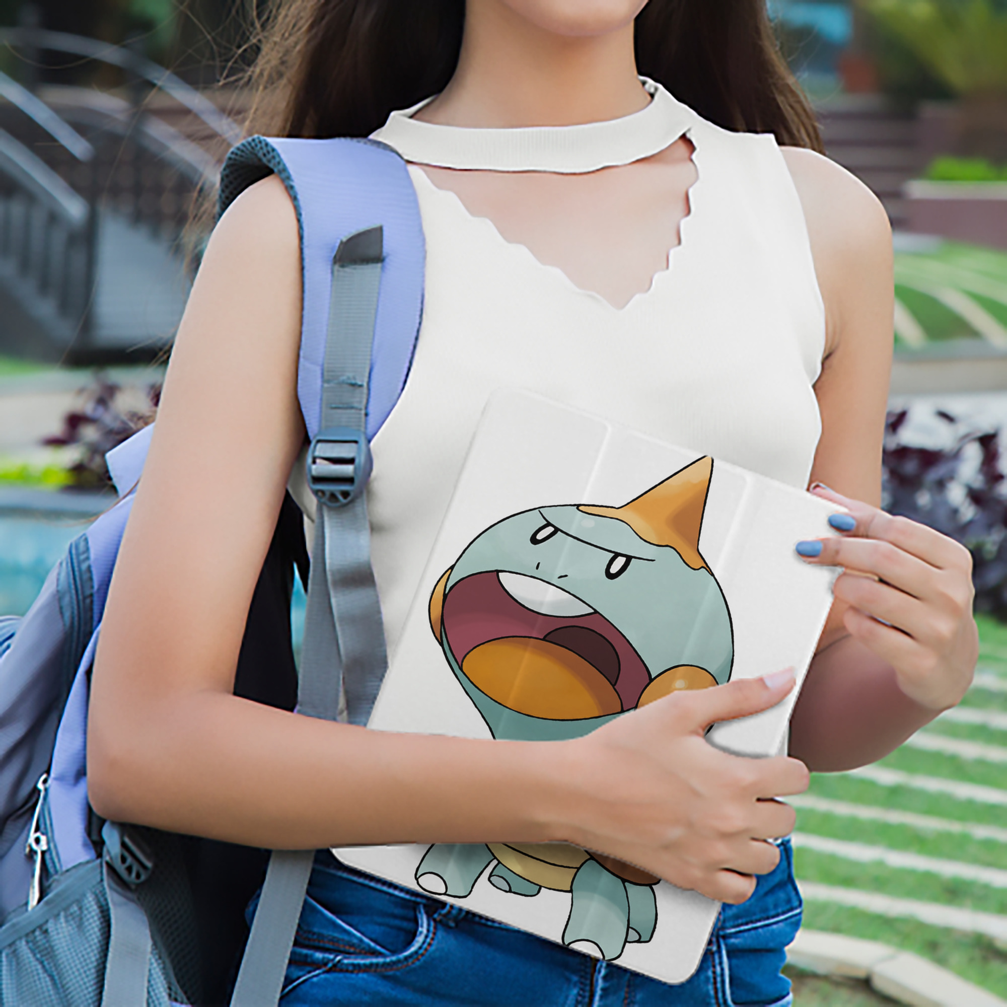 ポケットモンスター Pokémon IPad ケース ペン収納付き 三つ折りスタンド PUレザー×シリコン 対応機種9.5/10.5/10.9インチ