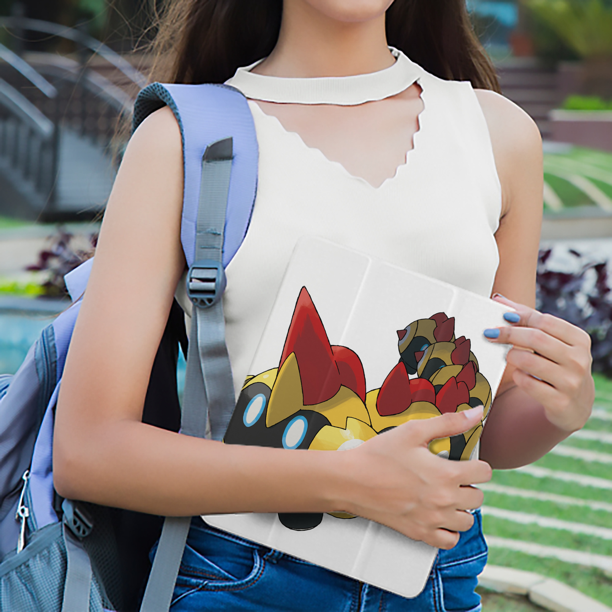 ポケットモンスター Pokémon IPad ケース ペン収納付き 三つ折りスタンド PUレザー×シリコン 対応機種9.5/10.5/10.9インチ