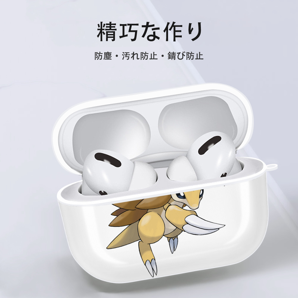 ポケットモンスター Pokémon 【AirPods Pro用】ハードシェル保護ケース 耐衝撃・防指紋・カラビナ付き商品仕様
