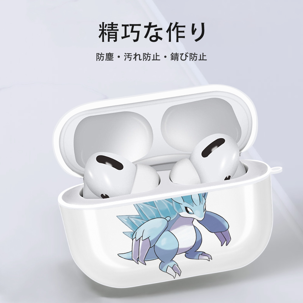 ポケットモンスター Pokémon 【AirPods Pro用】ハードシェル保護ケース 耐衝撃・防指紋・カラビナ付き商品仕様