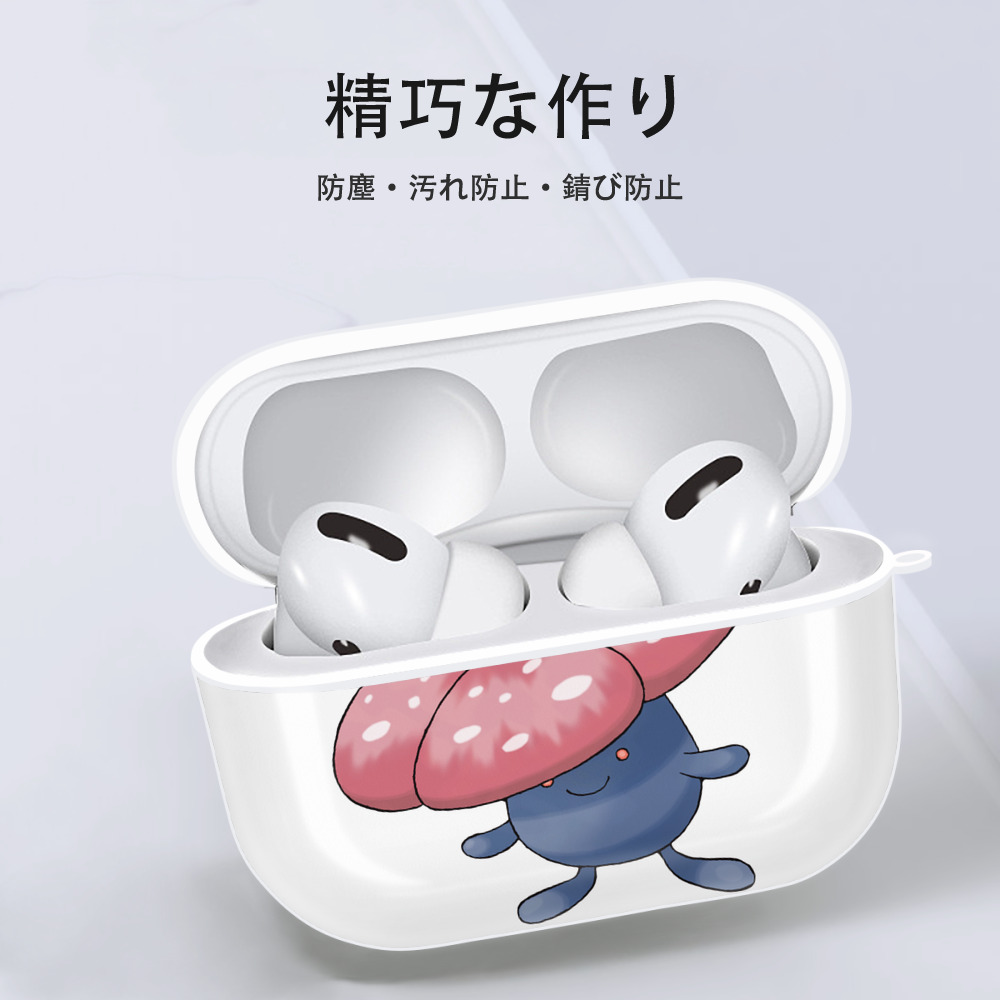 ポケットモンスター Pokémon 【AirPods Pro用】ハードシェル保護ケース 耐衝撃・防指紋・カラビナ付き商品仕様