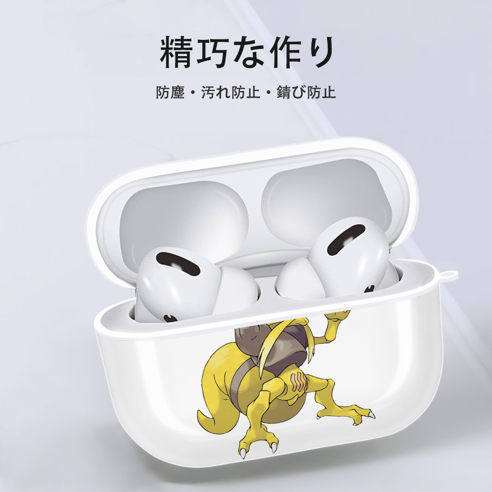 ポケットモンスター Pokémon 【AirPods Pro用】ハードシェル保護ケース 耐衝撃・防指紋・カラビナ付き商品仕様
