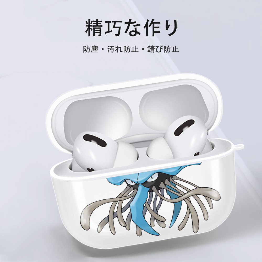 ポケットモンスター Pokémon 【AirPods Pro用】ハードシェル保護ケース 耐衝撃・防指紋・カラビナ付き商品仕様