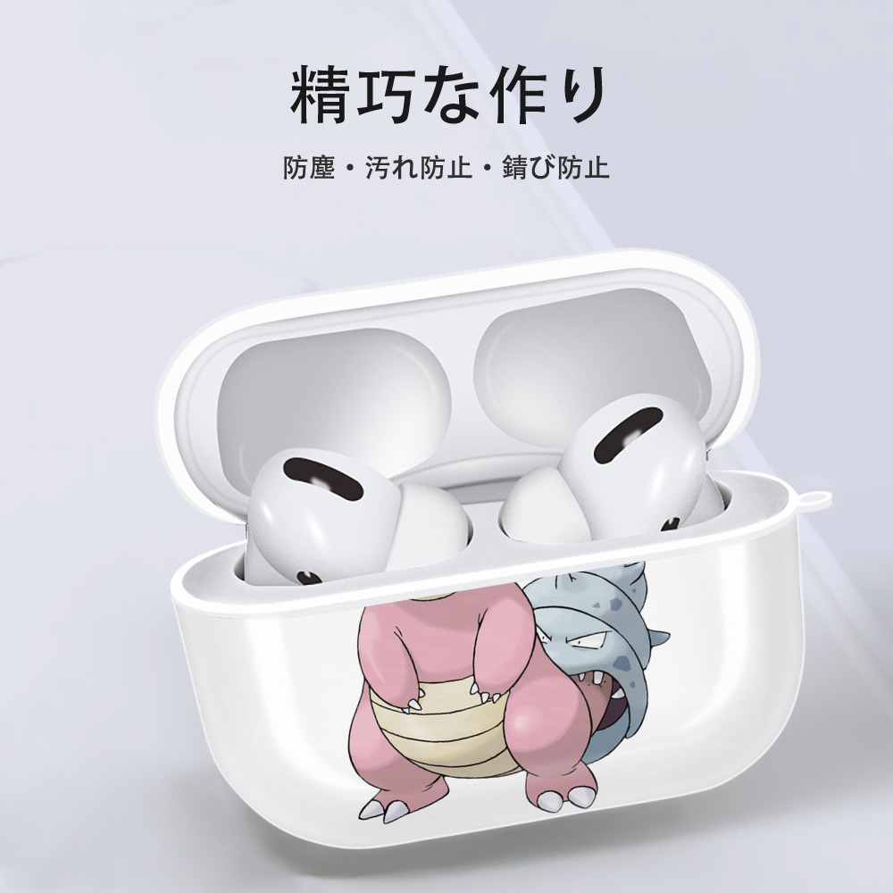 ポケットモンスター Pokémon 【AirPods Pro用】ハードシェル保護ケース 耐衝撃・防指紋・カラビナ付き商品仕様