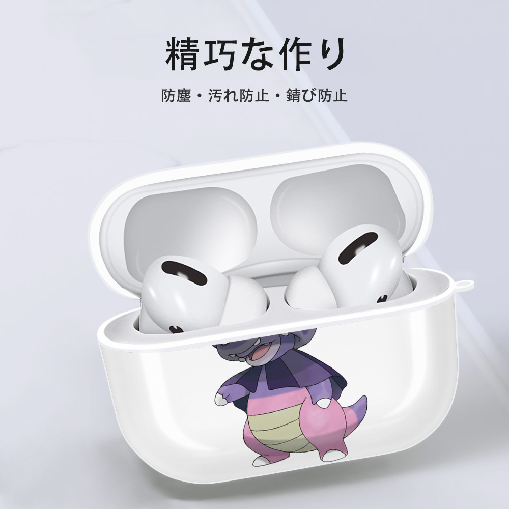 ポケットモンスター Pokémon 【AirPods Pro用】ハードシェル保護ケース 耐衝撃・防指紋・カラビナ付き商品仕様
