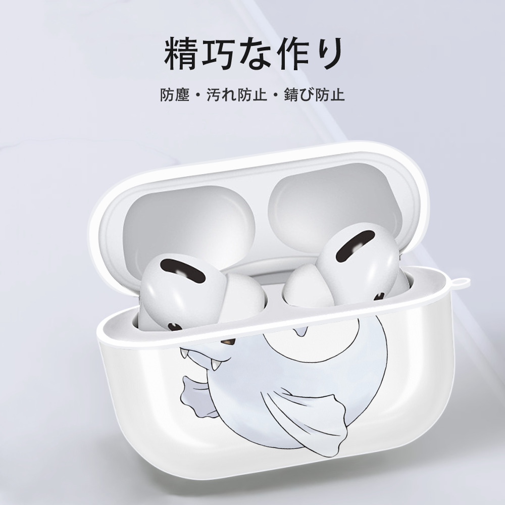 ポケットモンスター Pokémon 【AirPods Pro用】ハードシェル保護ケース 耐衝撃・防指紋・カラビナ付き商品仕様