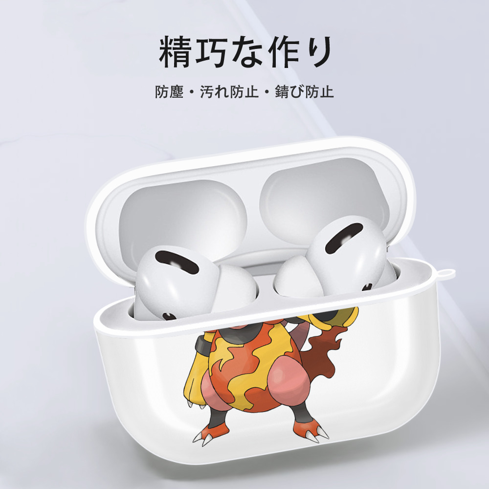 ポケットモンスター Pokémon 【AirPods Pro用】ハードシェル保護ケース 耐衝撃・防指紋・カラビナ付き商品仕様