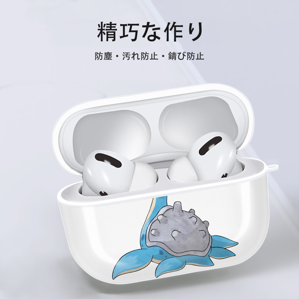 ポケットモンスター Pokémon 【AirPods Pro用】ハードシェル保護ケース 耐衝撃・防指紋・カラビナ付き商品仕様