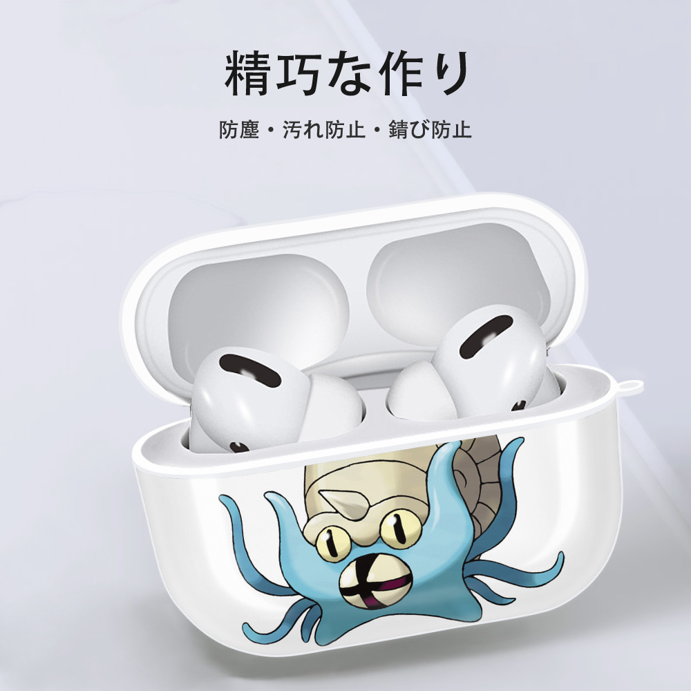 ポケットモンスター Pokémon 【AirPods Pro用】ハードシェル保護ケース 耐衝撃・防指紋・カラビナ付き商品仕様