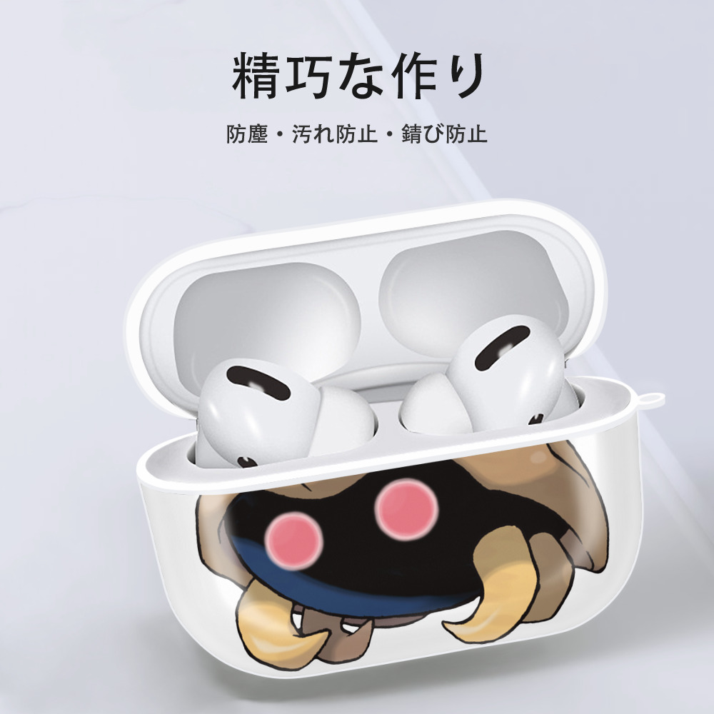 ポケットモンスター Pokémon 【AirPods Pro用】ハードシェル保護ケース 耐衝撃・防指紋・カラビナ付き商品仕様