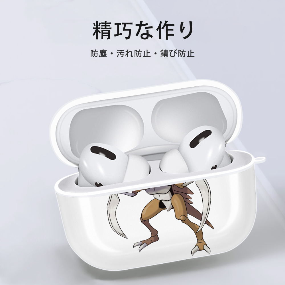 ポケットモンスター Pokémon 【AirPods Pro用】ハードシェル保護ケース 耐衝撃・防指紋・カラビナ付き商品仕様