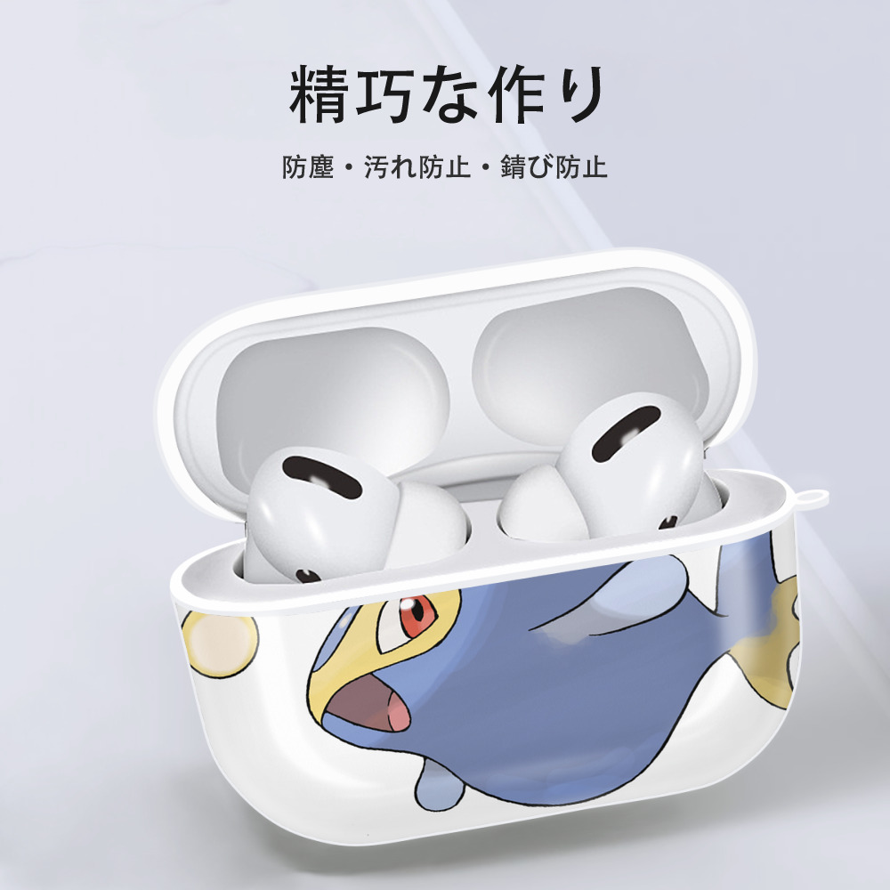 ポケットモンスター Pokémon 【AirPods Pro用】ハードシェル保護ケース 耐衝撃・防指紋・カラビナ付き商品仕様