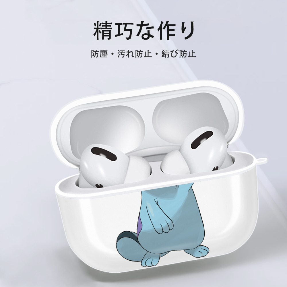 ポケットモンスター Pokémon 【AirPods Pro用】ハードシェル保護ケース 耐衝撃・防指紋・カラビナ付き商品仕様