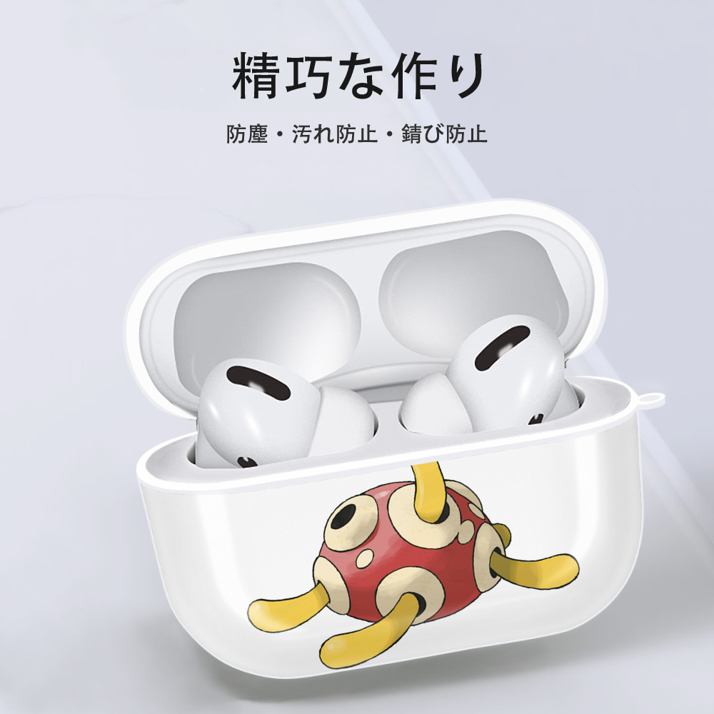 ポケットモンスター Pokémon 【AirPods Pro用】ハードシェル保護ケース 耐衝撃・防指紋・カラビナ付き商品仕様
