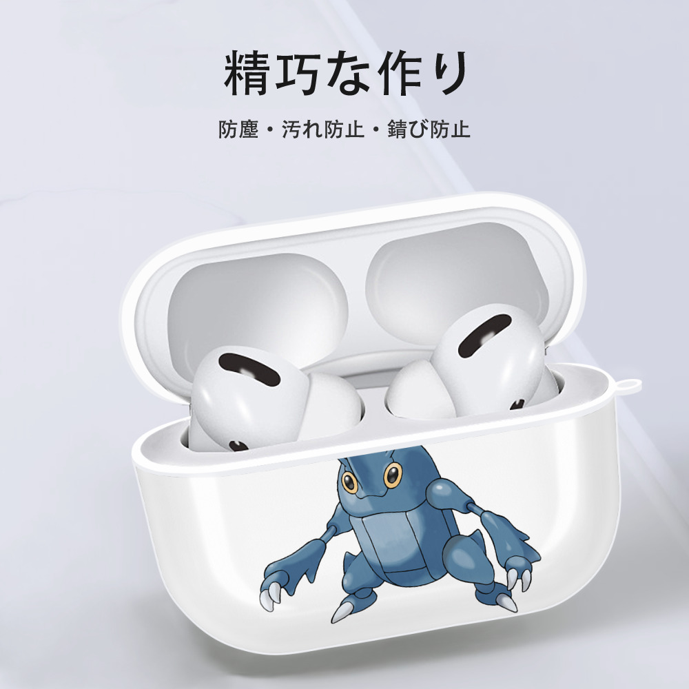 ポケットモンスター Pokémon 【AirPods Pro用】ハードシェル保護ケース 耐衝撃・防指紋・カラビナ付き商品仕様