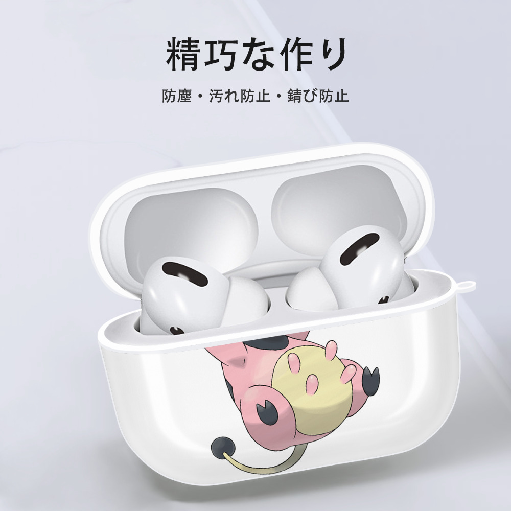 ポケットモンスター Pokémon 【AirPods Pro用】ハードシェル保護ケース 耐衝撃・防指紋・カラビナ付き商品仕様
