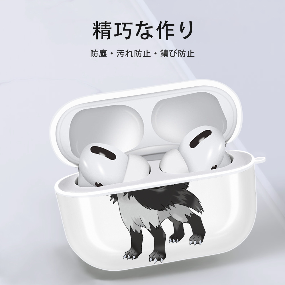 ポケットモンスター Pokémon 【AirPods Pro用】ハードシェル保護ケース 耐衝撃・防指紋・カラビナ付き商品仕様